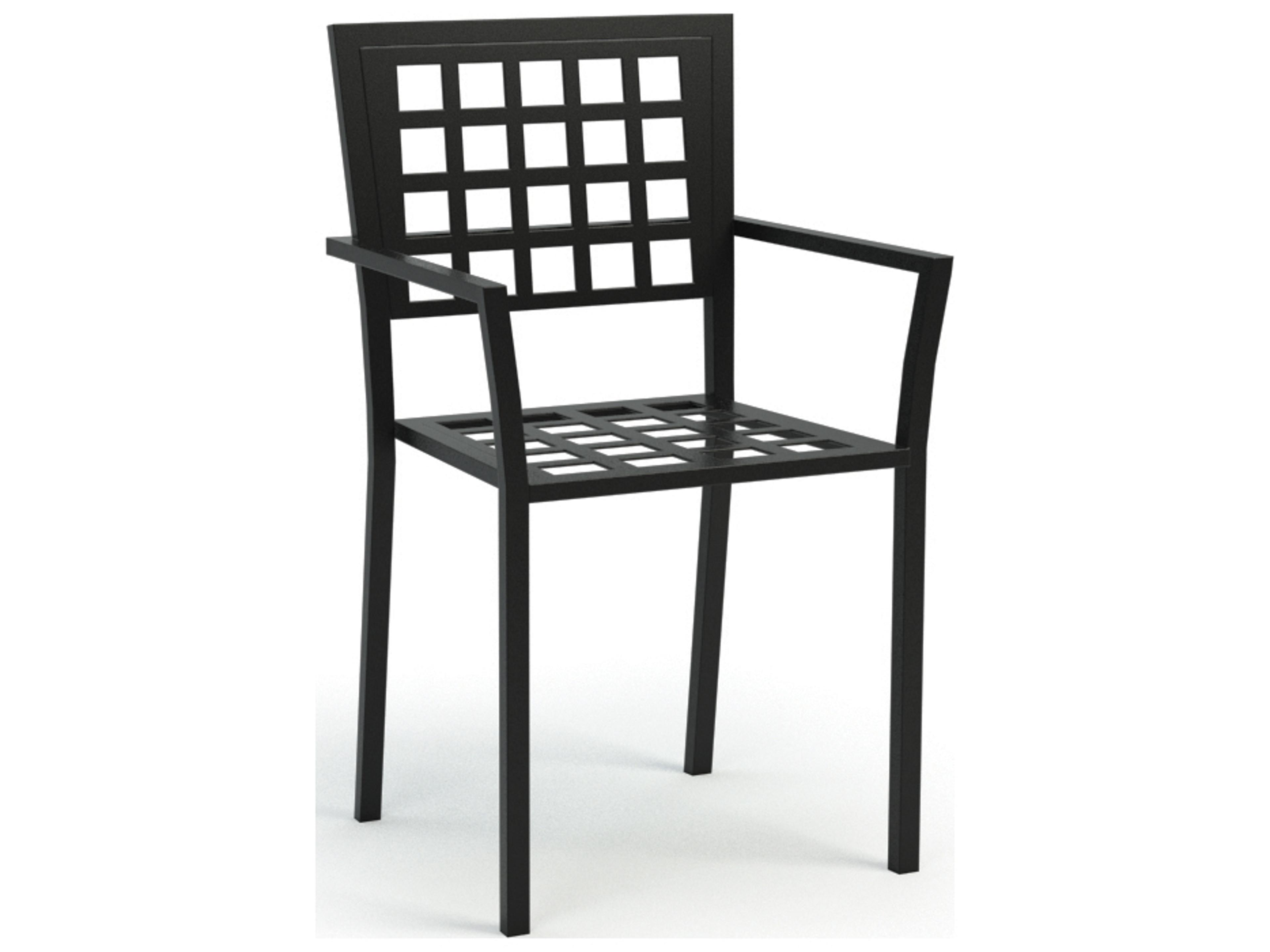 Homecrest Manhattan Steel Arm Stackable Dining Chair Replacement Cushions
