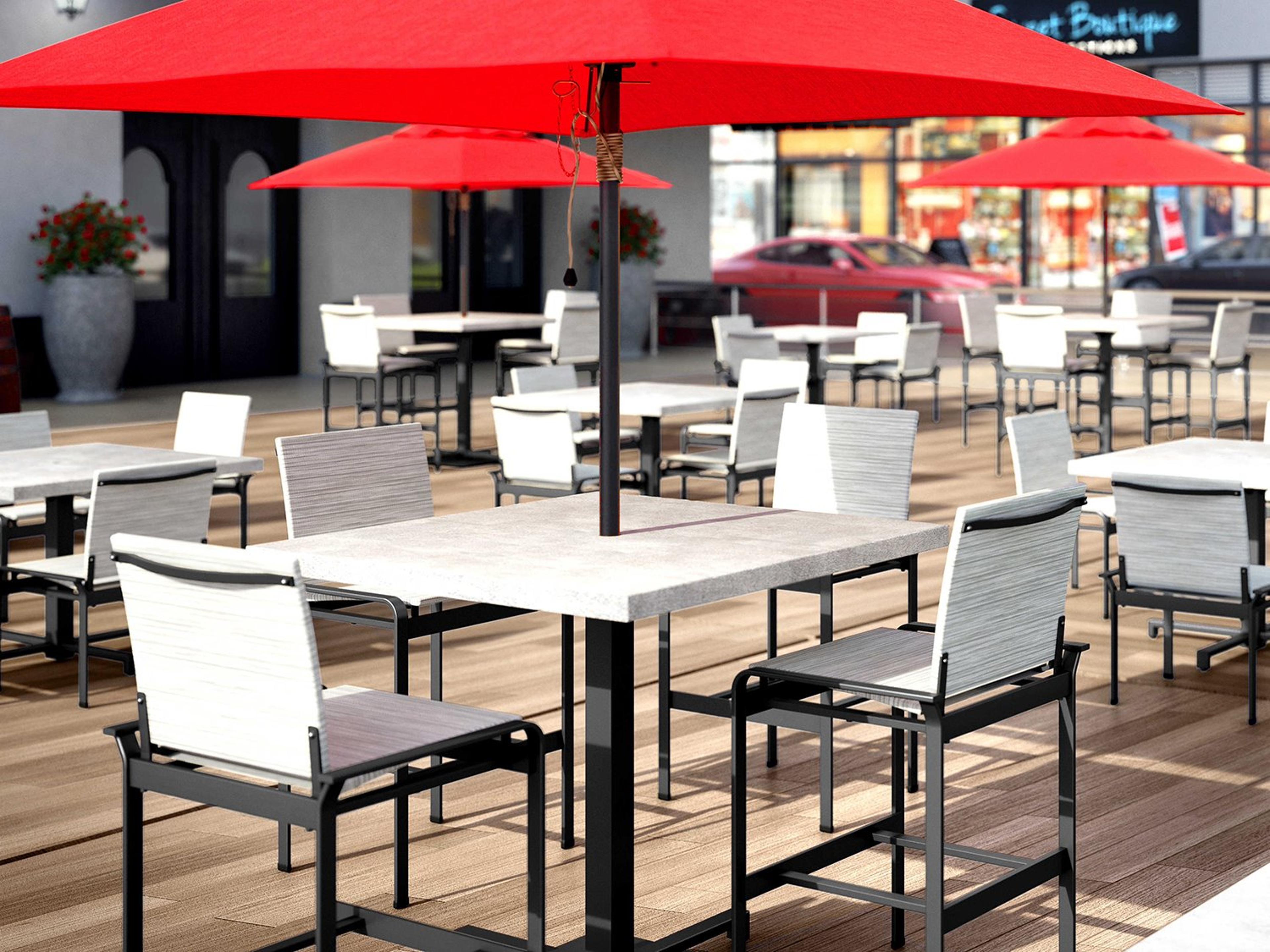 Homecrest Elevate Sling Aluminum Counter Set