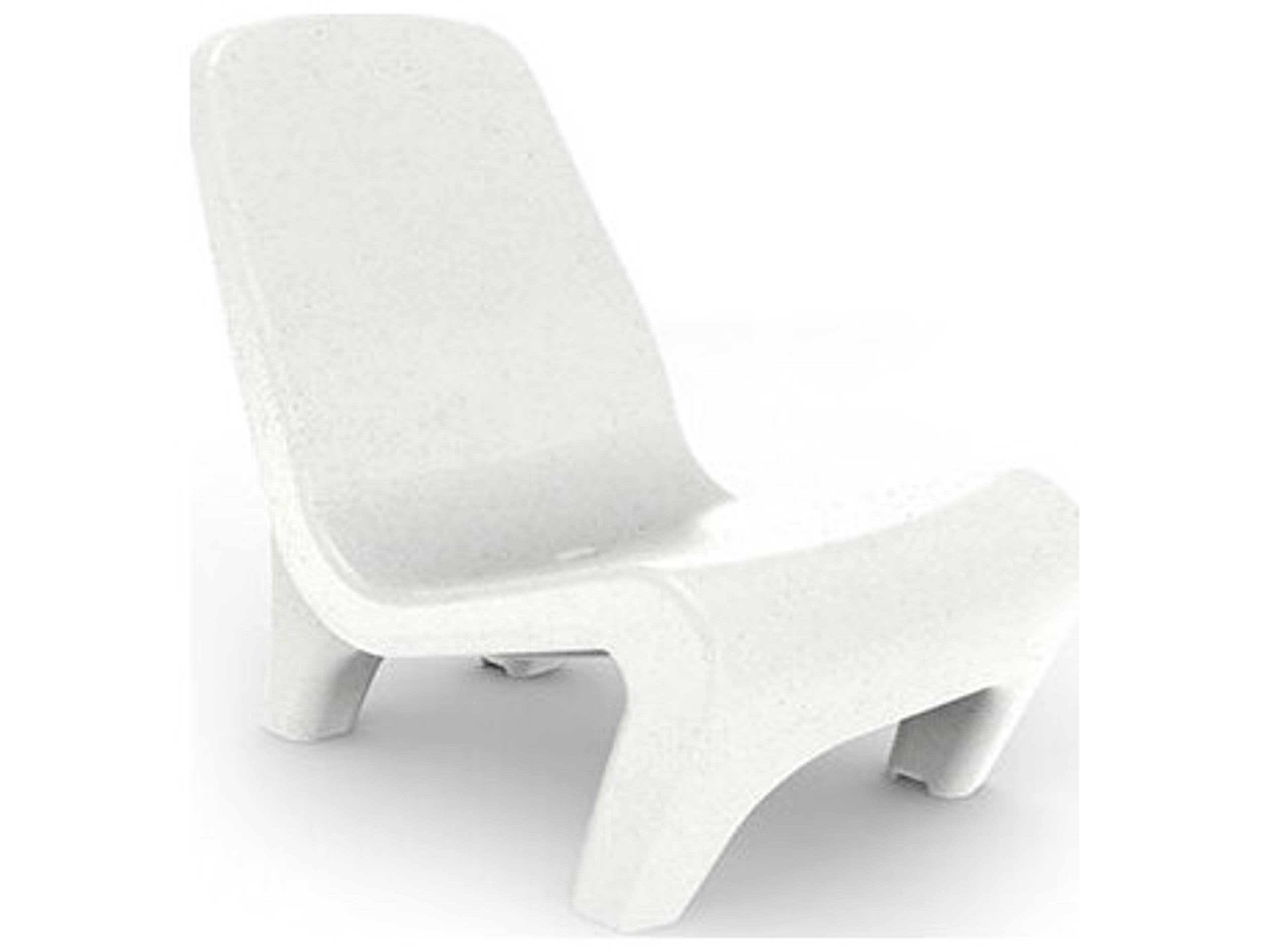 In-pool Series Resin Armless Lounge Chair