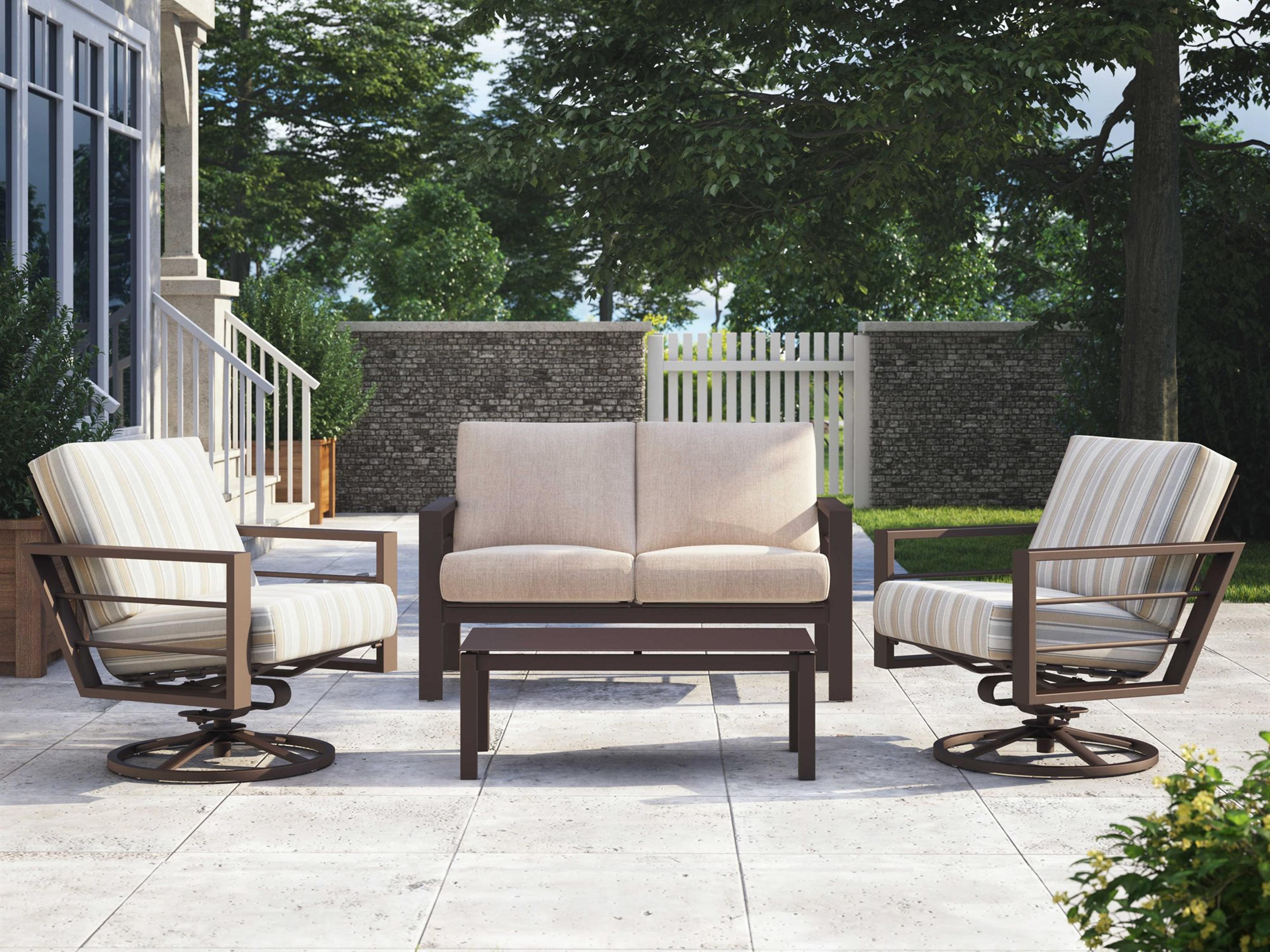Homecrest Sutton Cushion Aluminum Outdoor Lounge Set