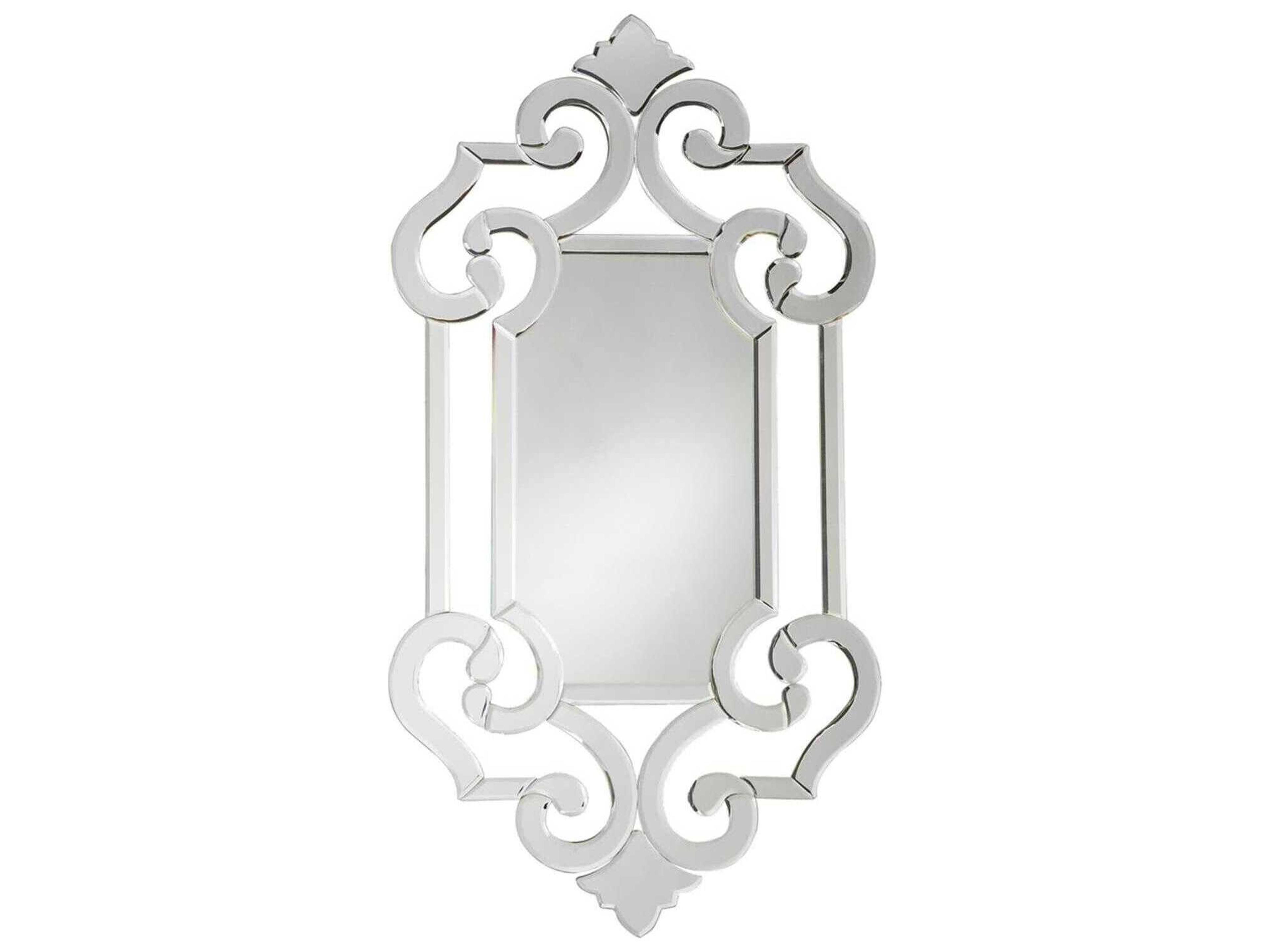 Howard Elliott Clarice Silver Wall Mirror