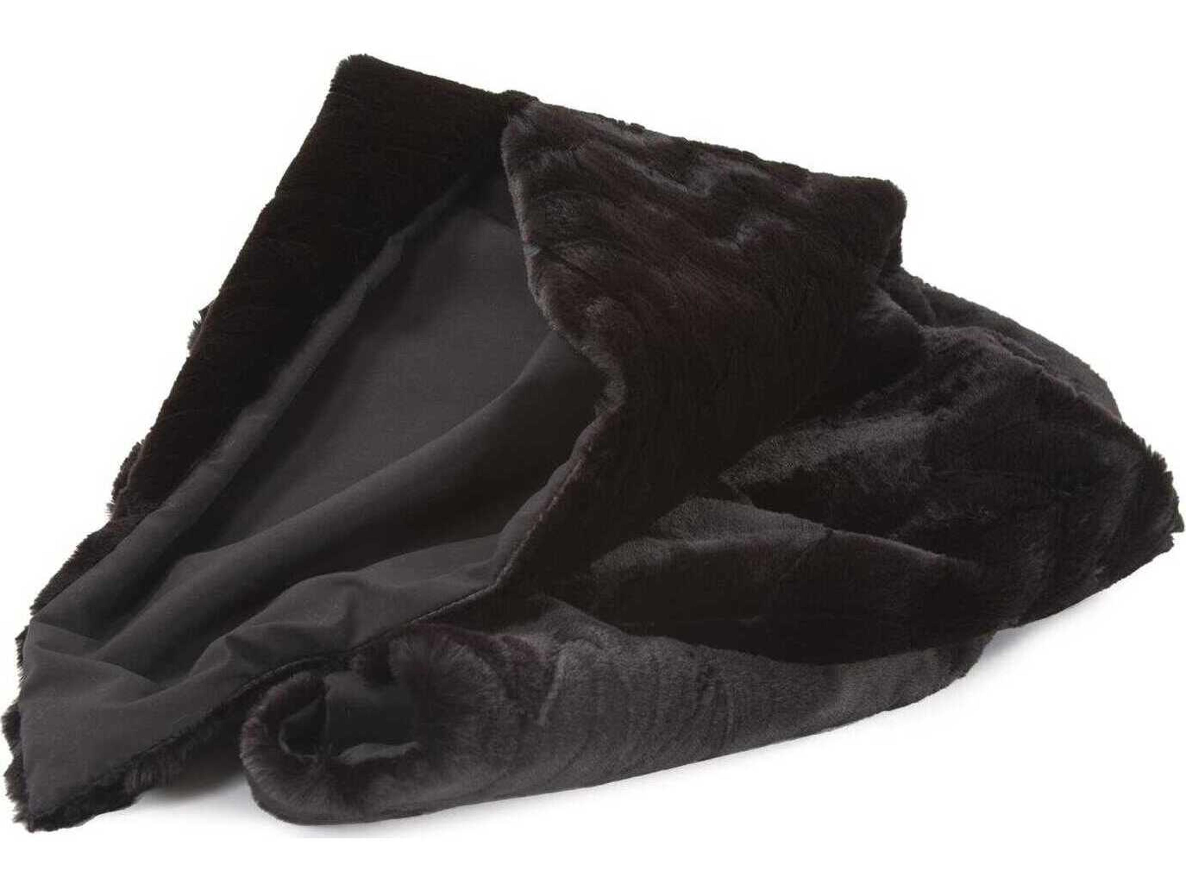 Howard Elliott Angora Ebony Throw