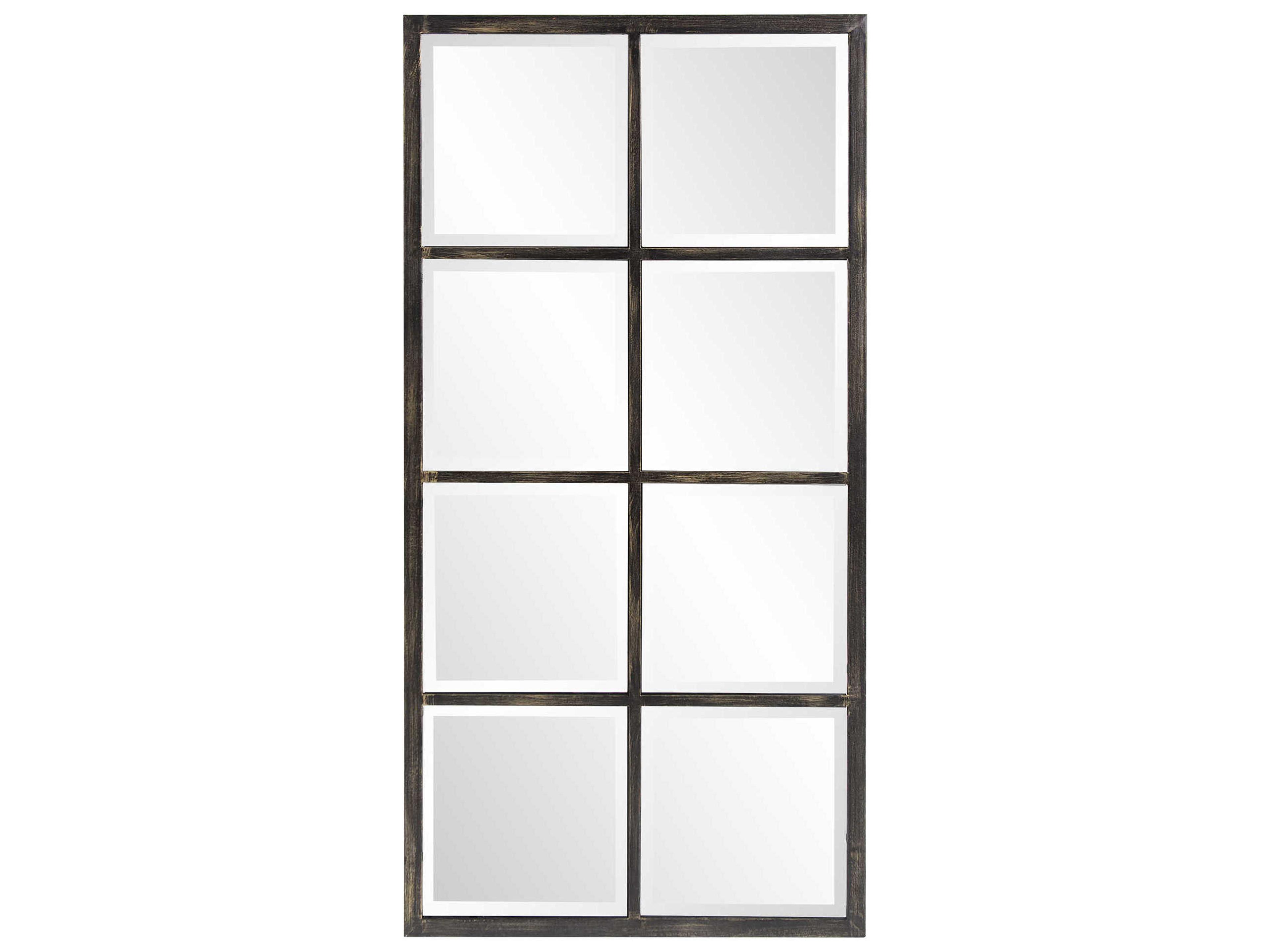 Howard Elliott Atrium Oil Rubbed Bronze Rectangular Wall Mirror