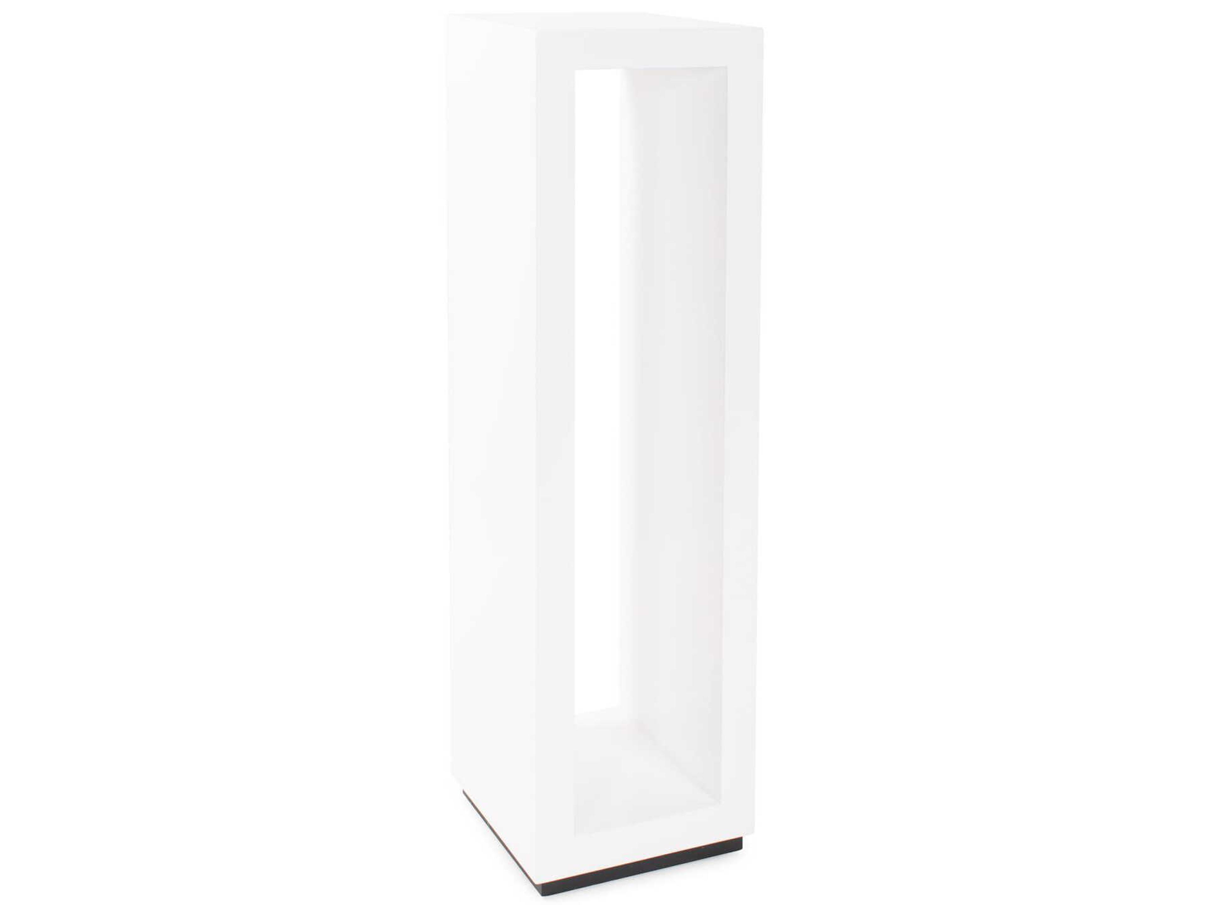 Howard Elliott Bianco Square Wood Glossy White End Table