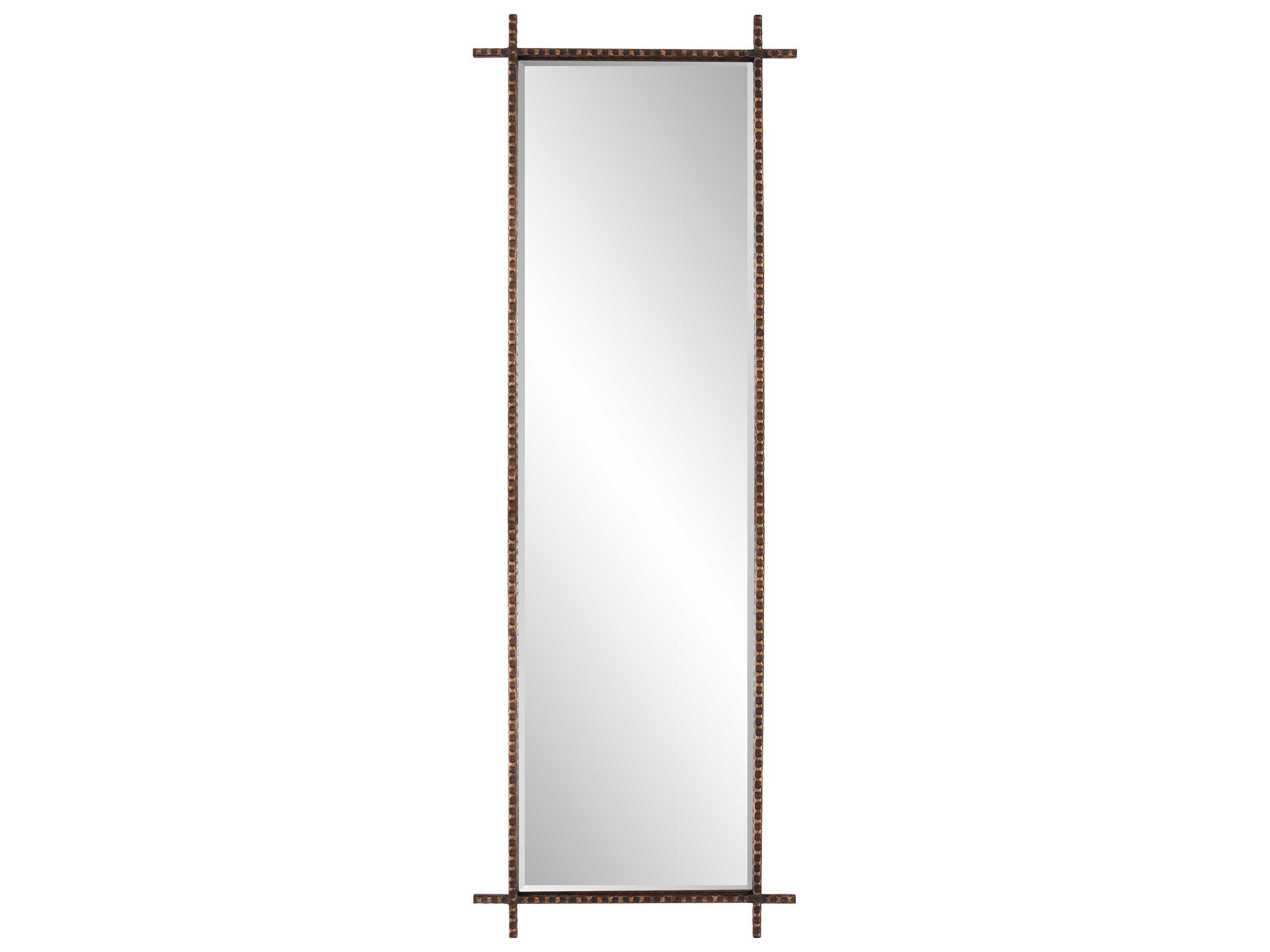 Howard Elliott Isarno Antique Bronze Rectangular Wall Mirror