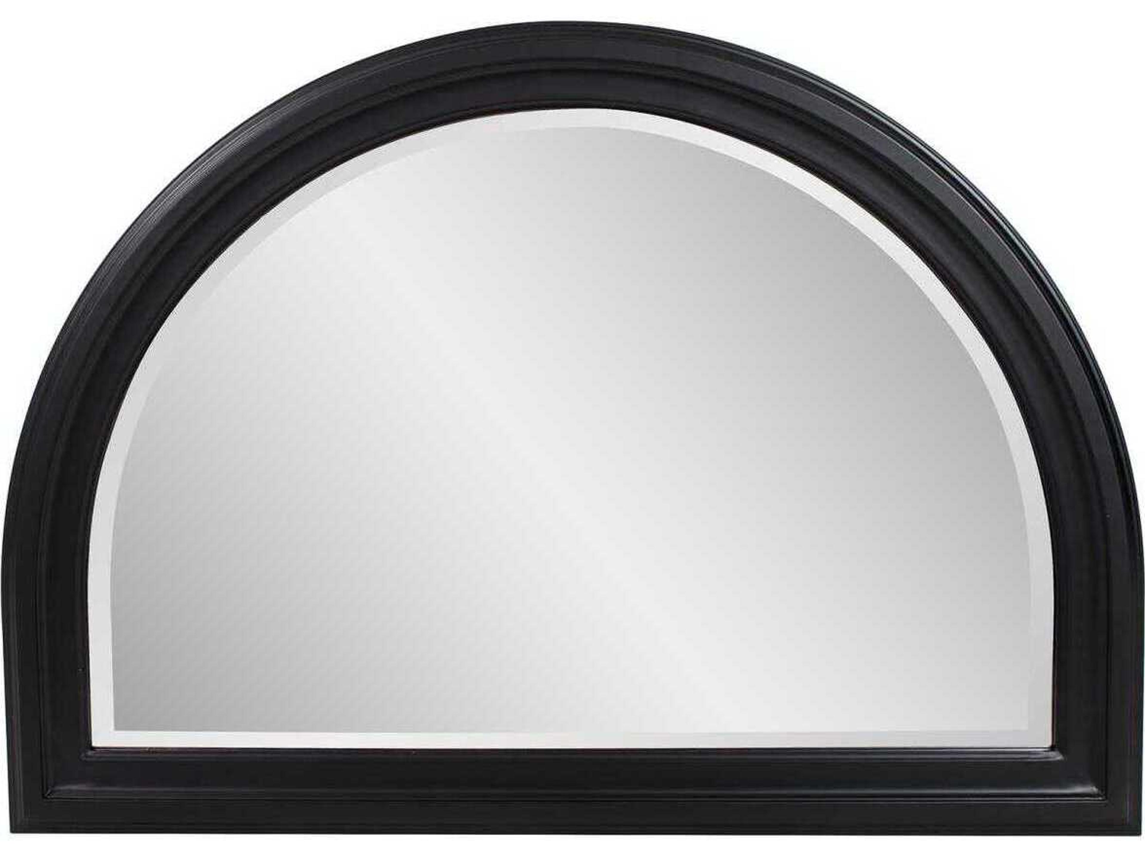 Howard Elliott George Black Arched Wall Mirror