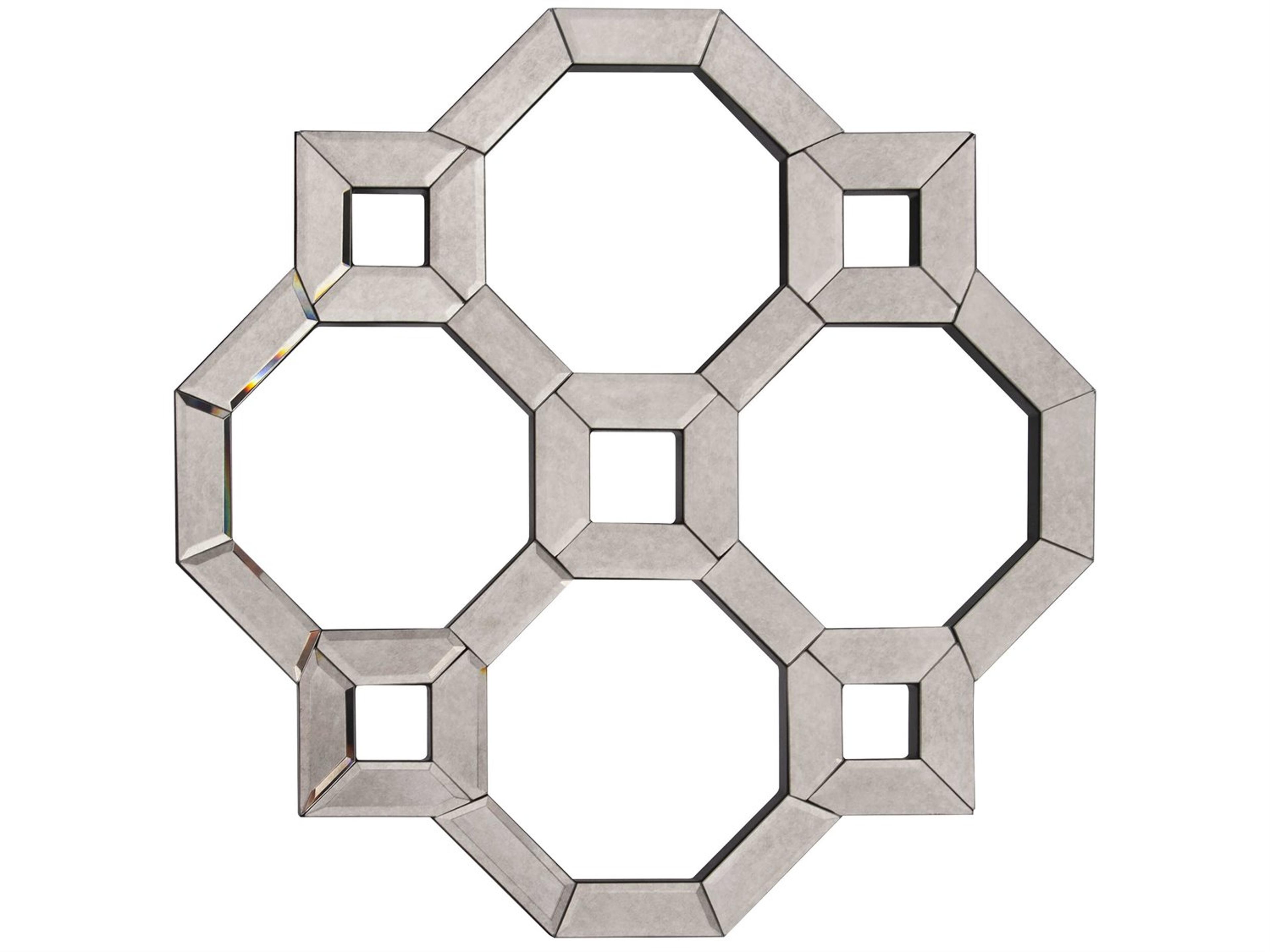 Howard Elliott Antoni Antique Gray Wall Mirror