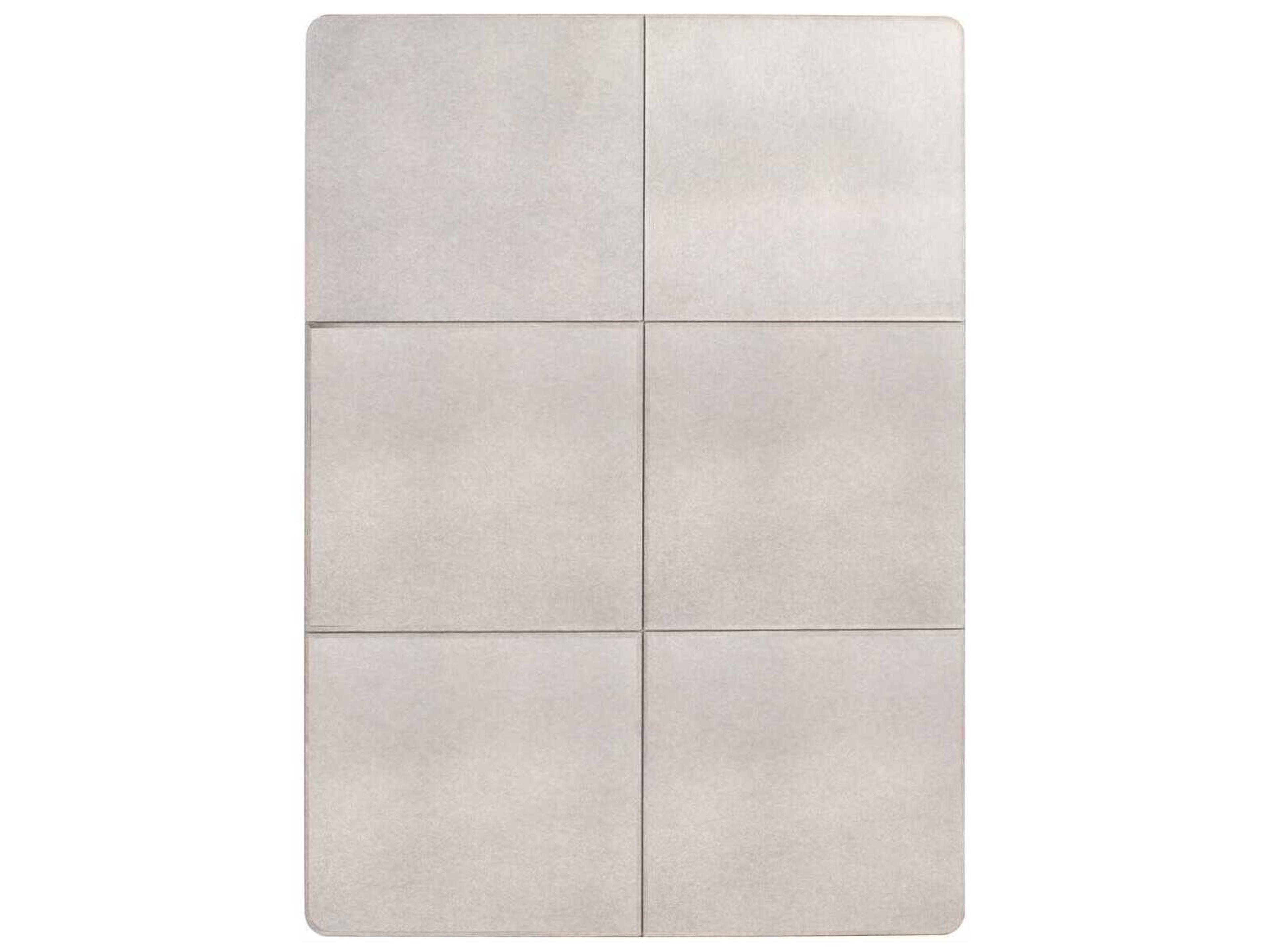 Howard Elliott Classic Strasbourg Antique Silver Rectangular Mirror