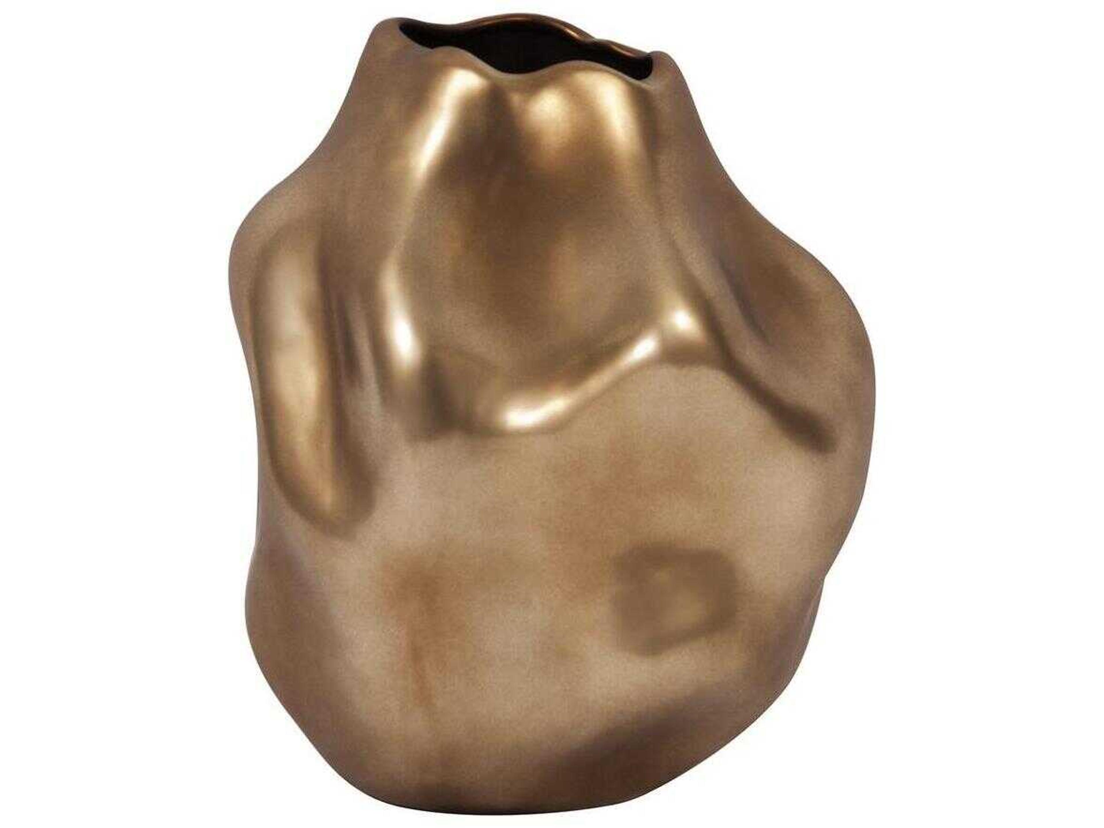 Howard Elliott Abstract Bronze Vase