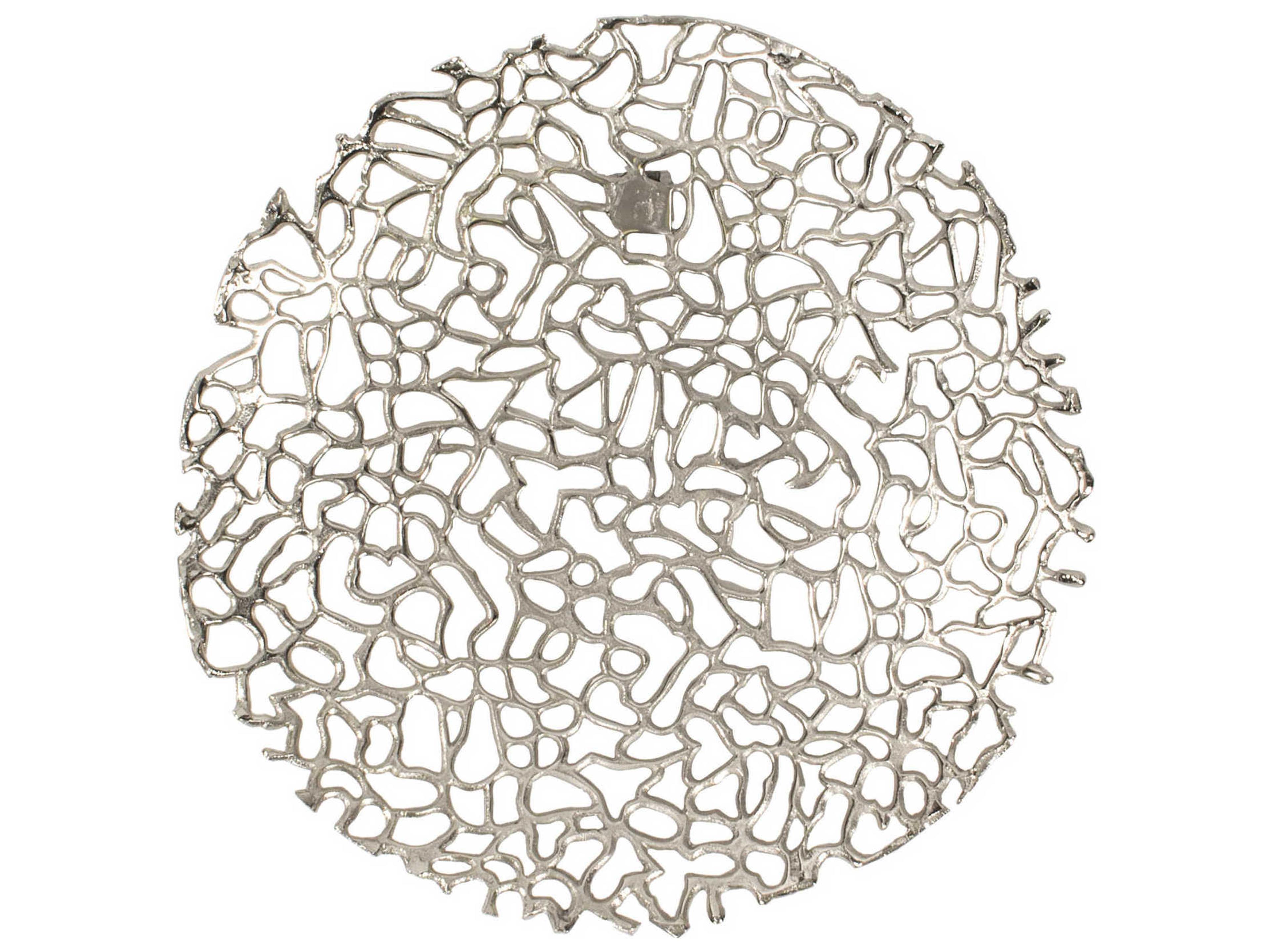 Howard Elliott Open Work Silver Metal Wall Art