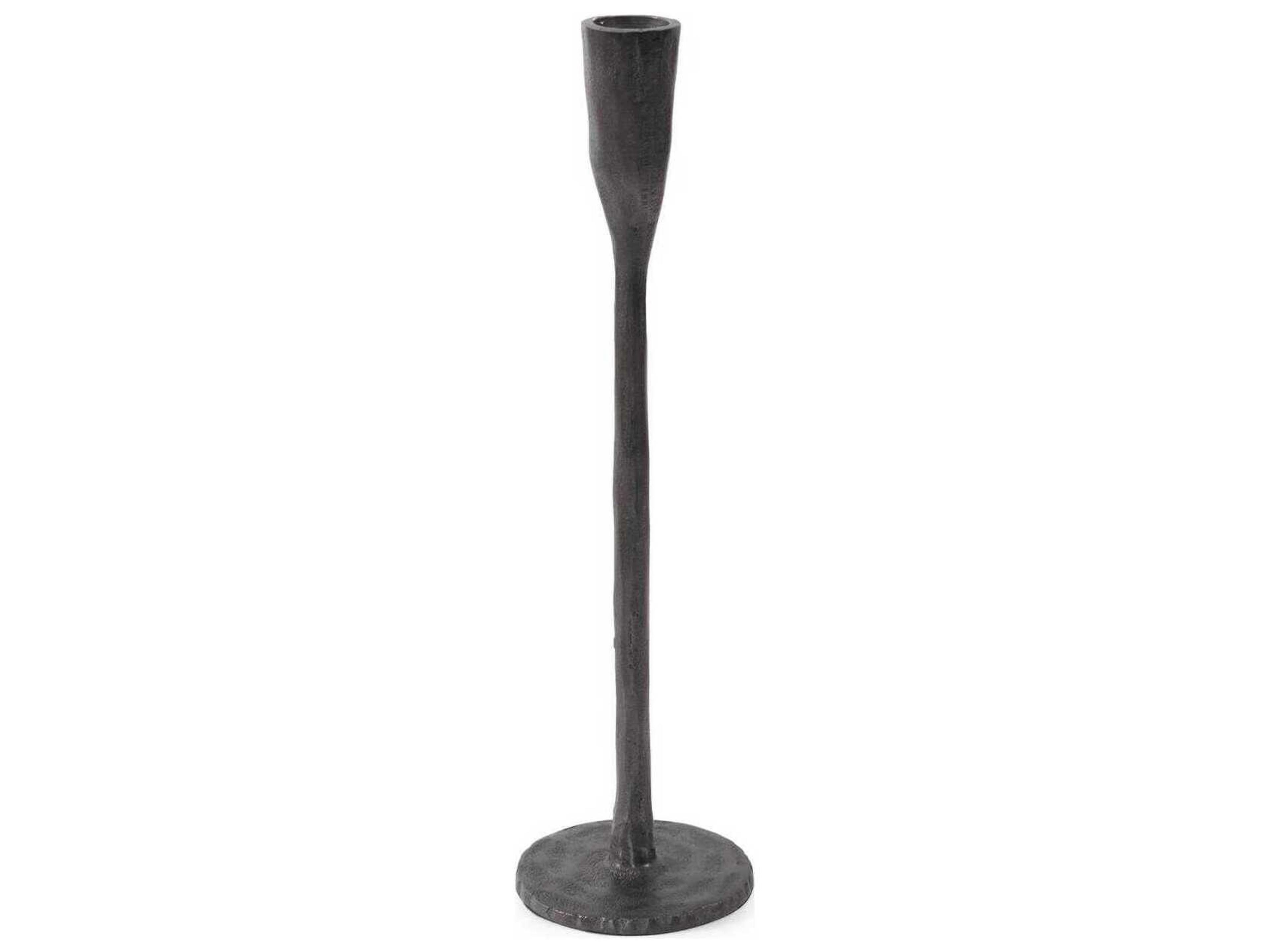 Howard Elliott Asher Ebony Sculpted Candle Holder
