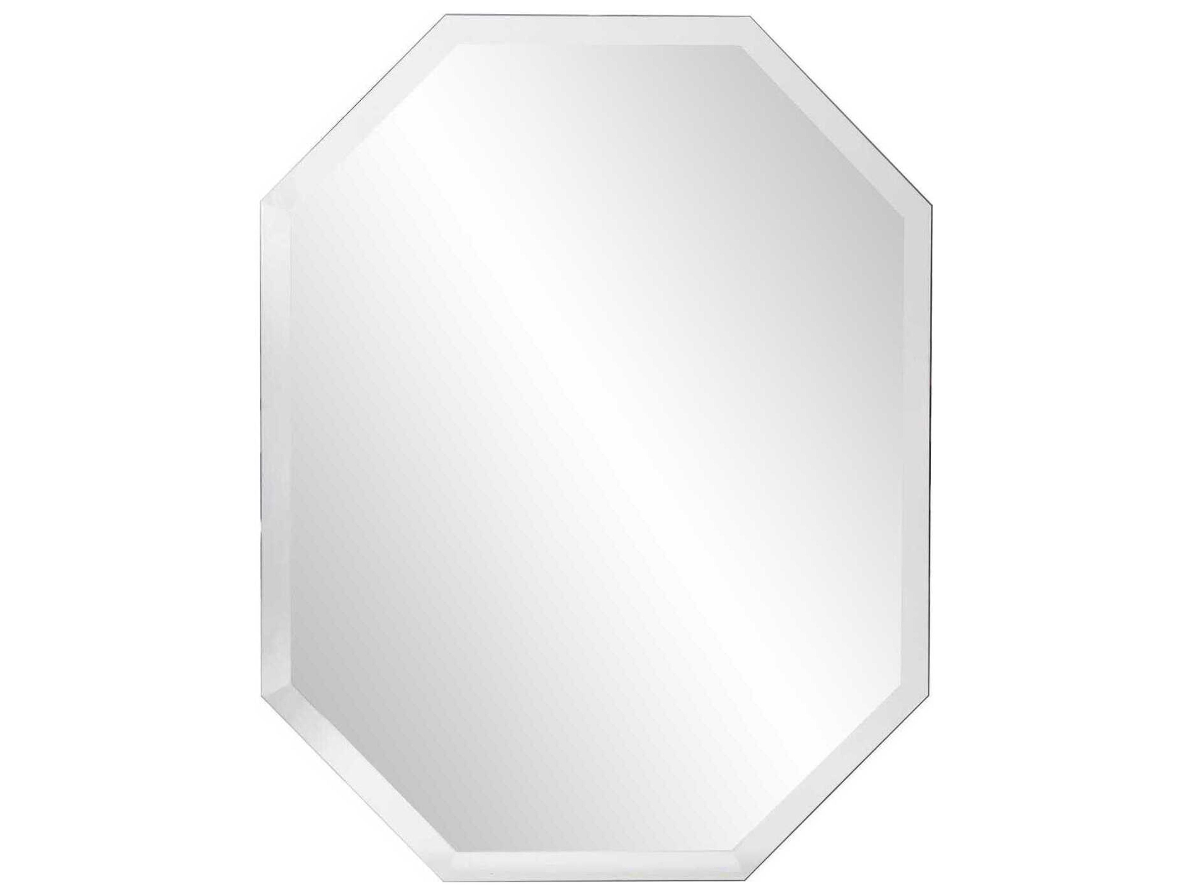 Howard Elliott Octagonal Silver Wall Mirror