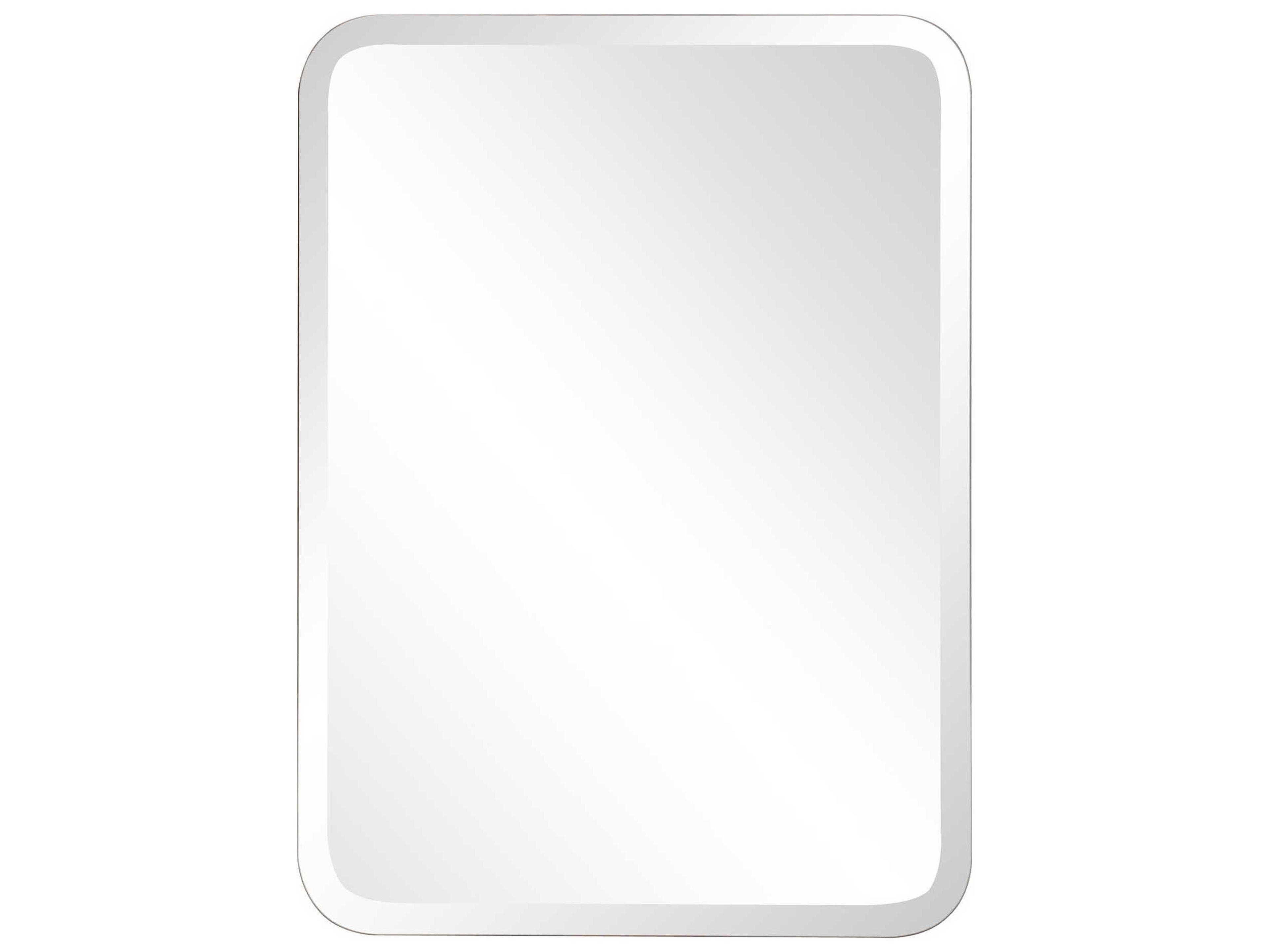 Howard Elliott Frameless Rectangular Wall Mirror