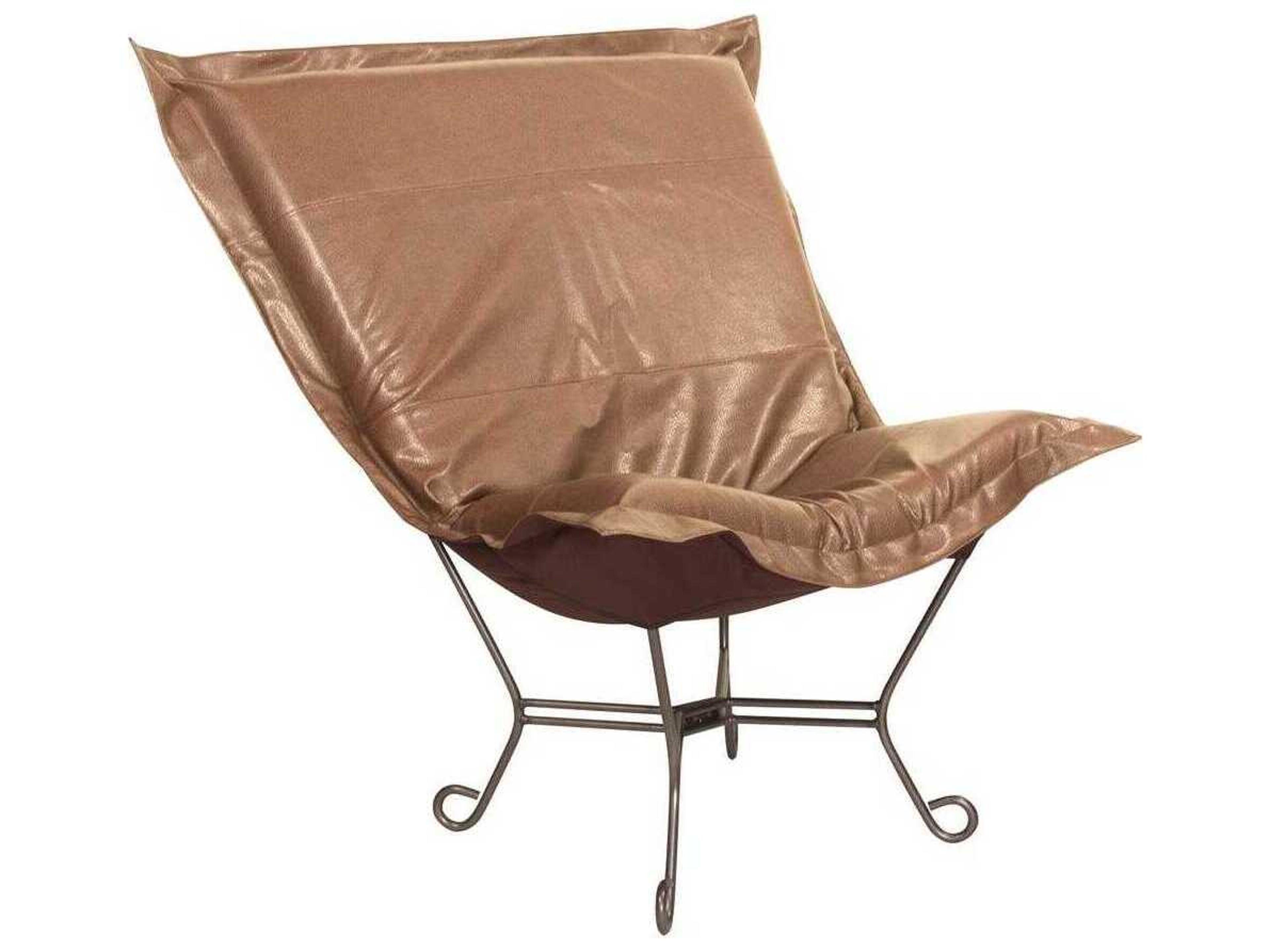 Howard Elliott Scroll Puff Accent Chair