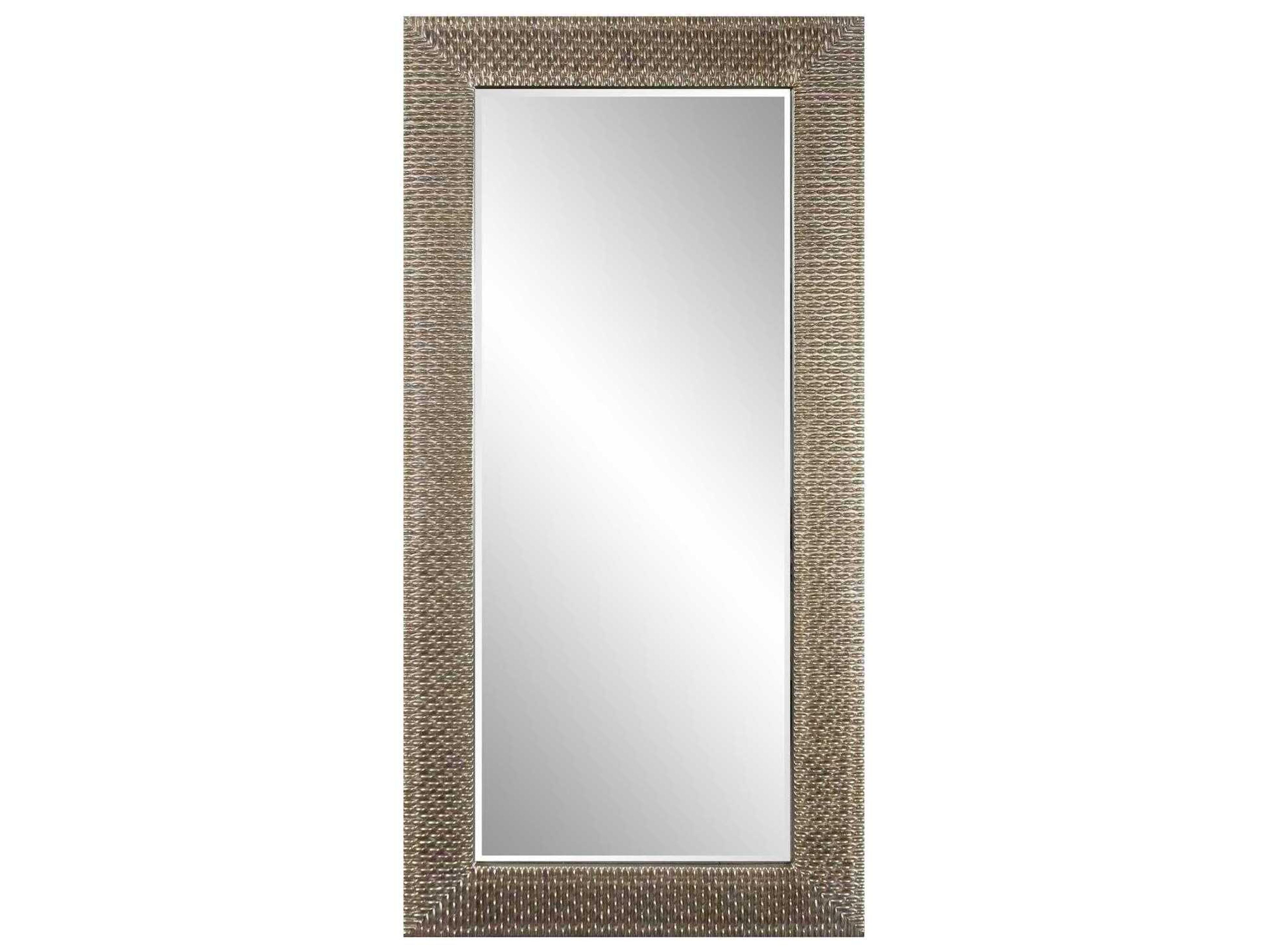 Howard Elliott Bergman Champagne Rectangular Wall Mirror