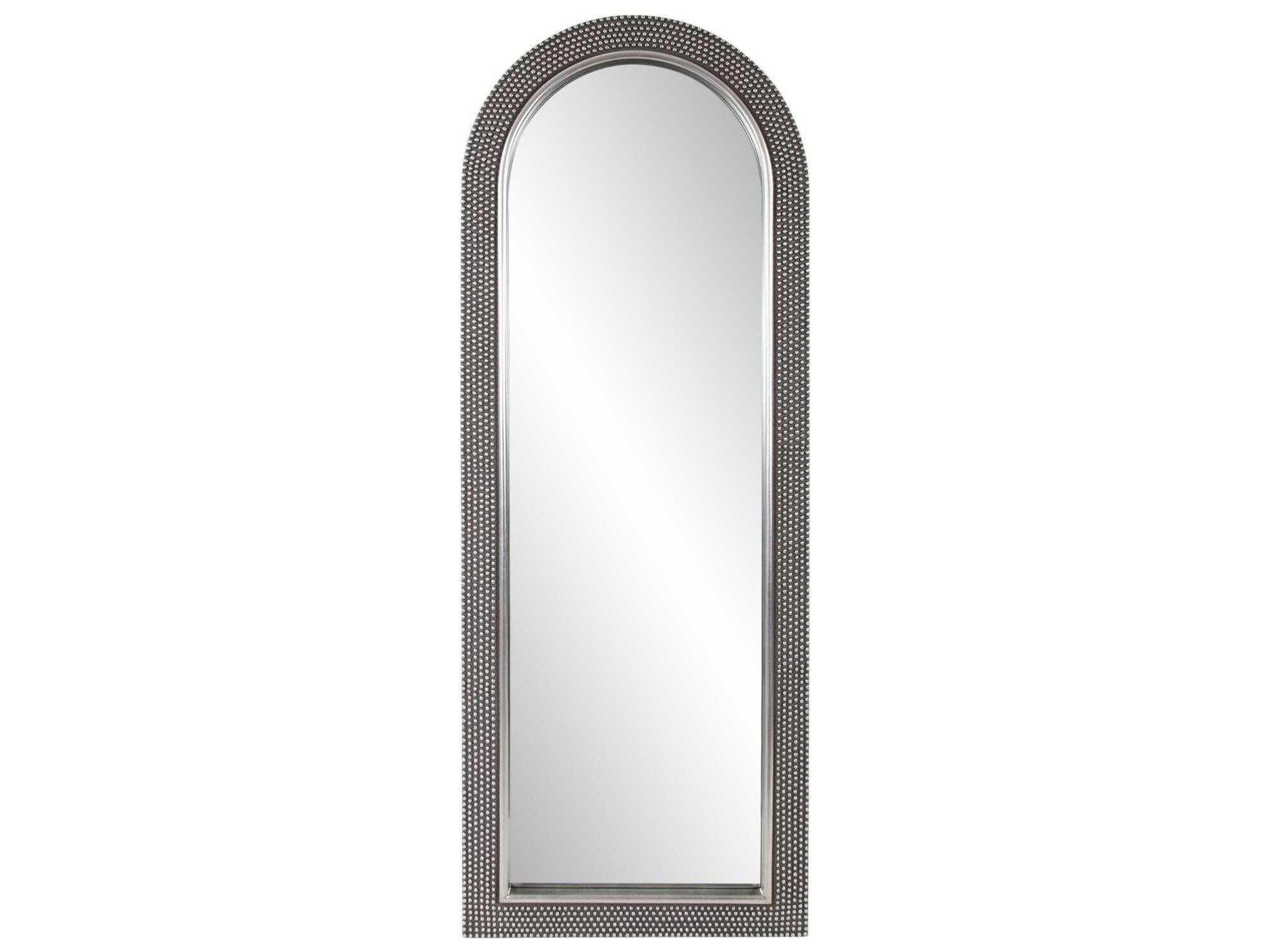 Howard Elliott Yukon Arched Smokey Gray Wall Mirror