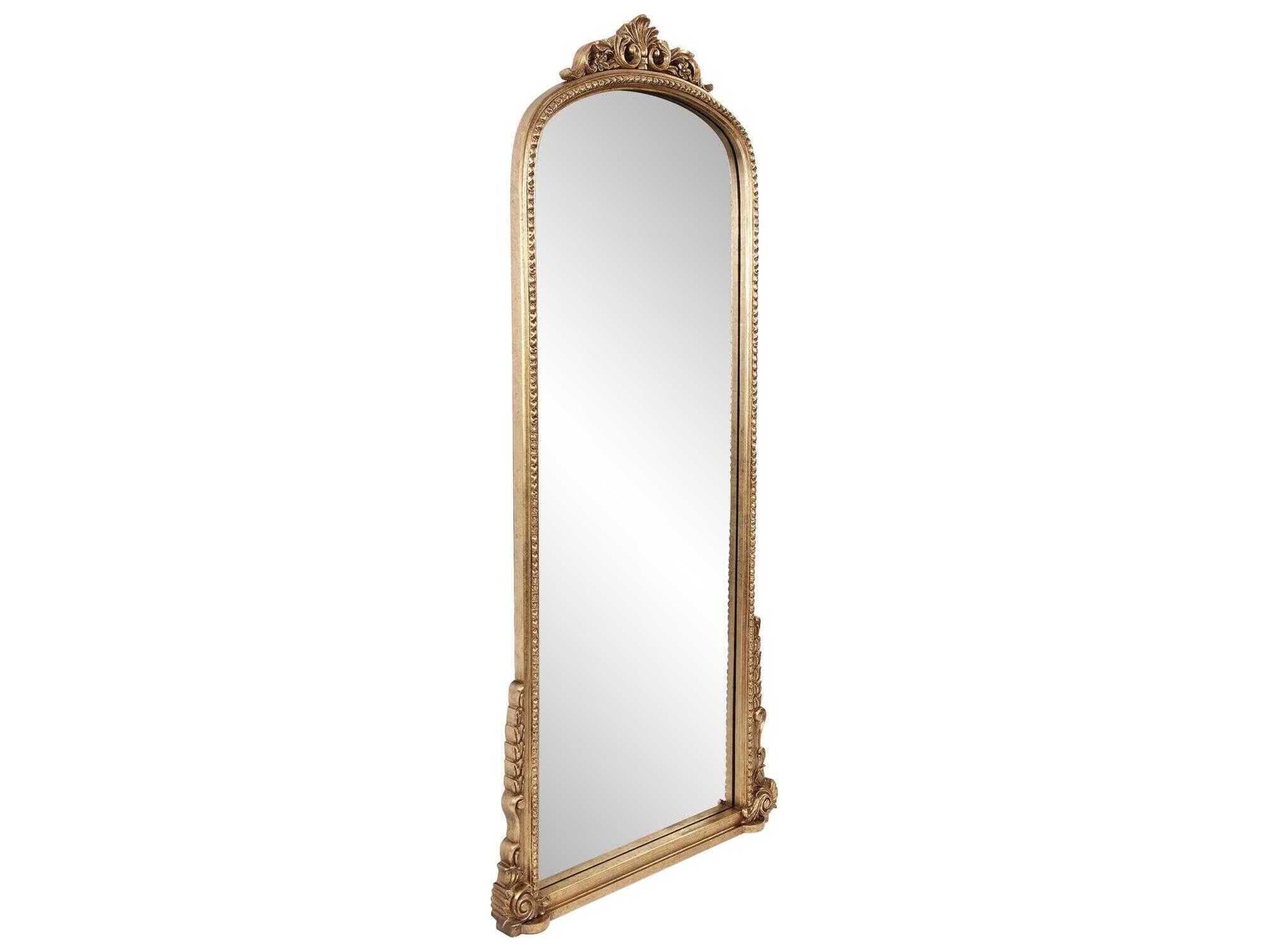 Howard Elliott Germaine Antique Gold Wall Mirror