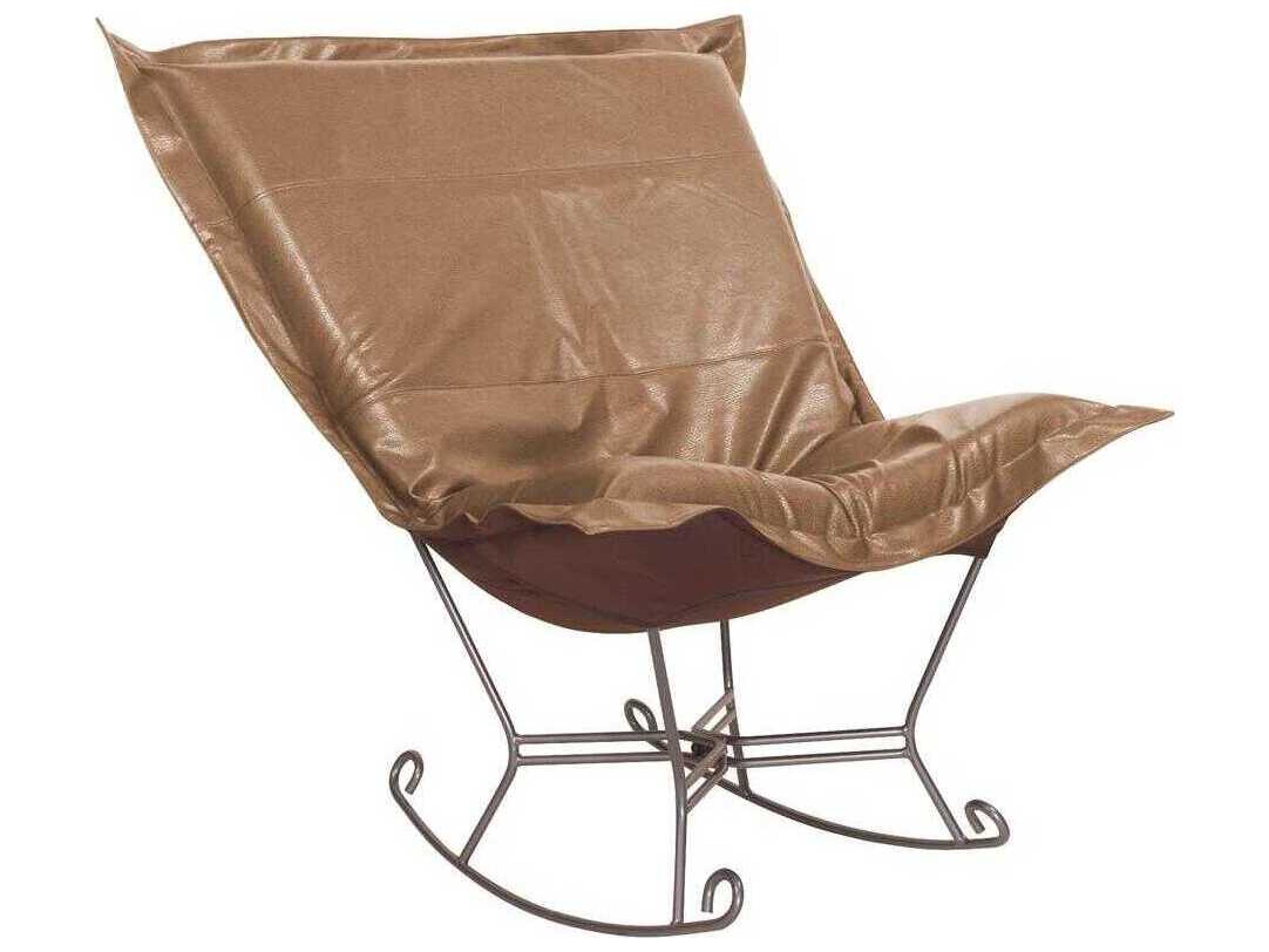 Howard Elliott Scroll Puff Rocker Accent Chair