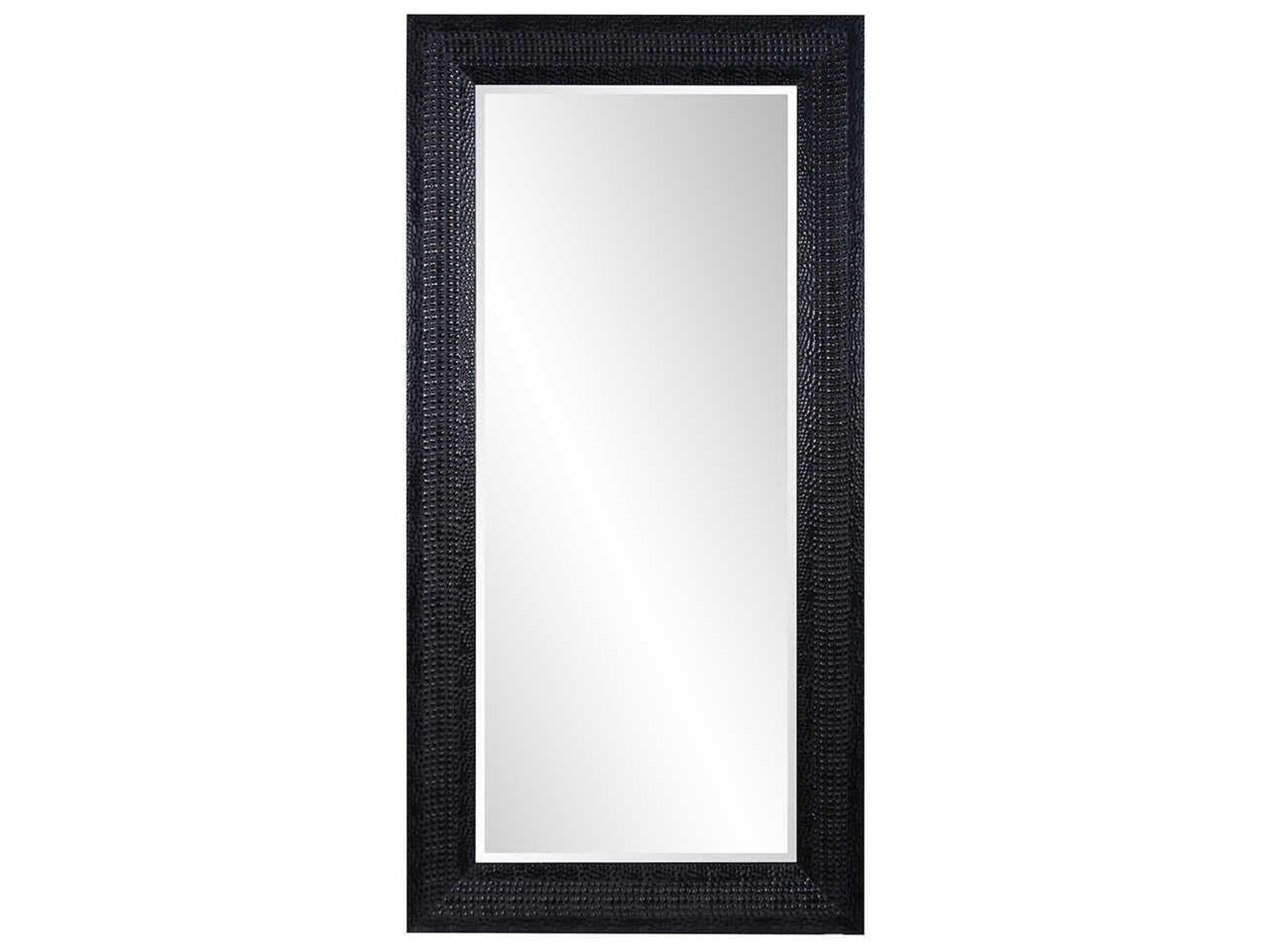 Howard Elliott Drago Black Rectangular Wall Mirror