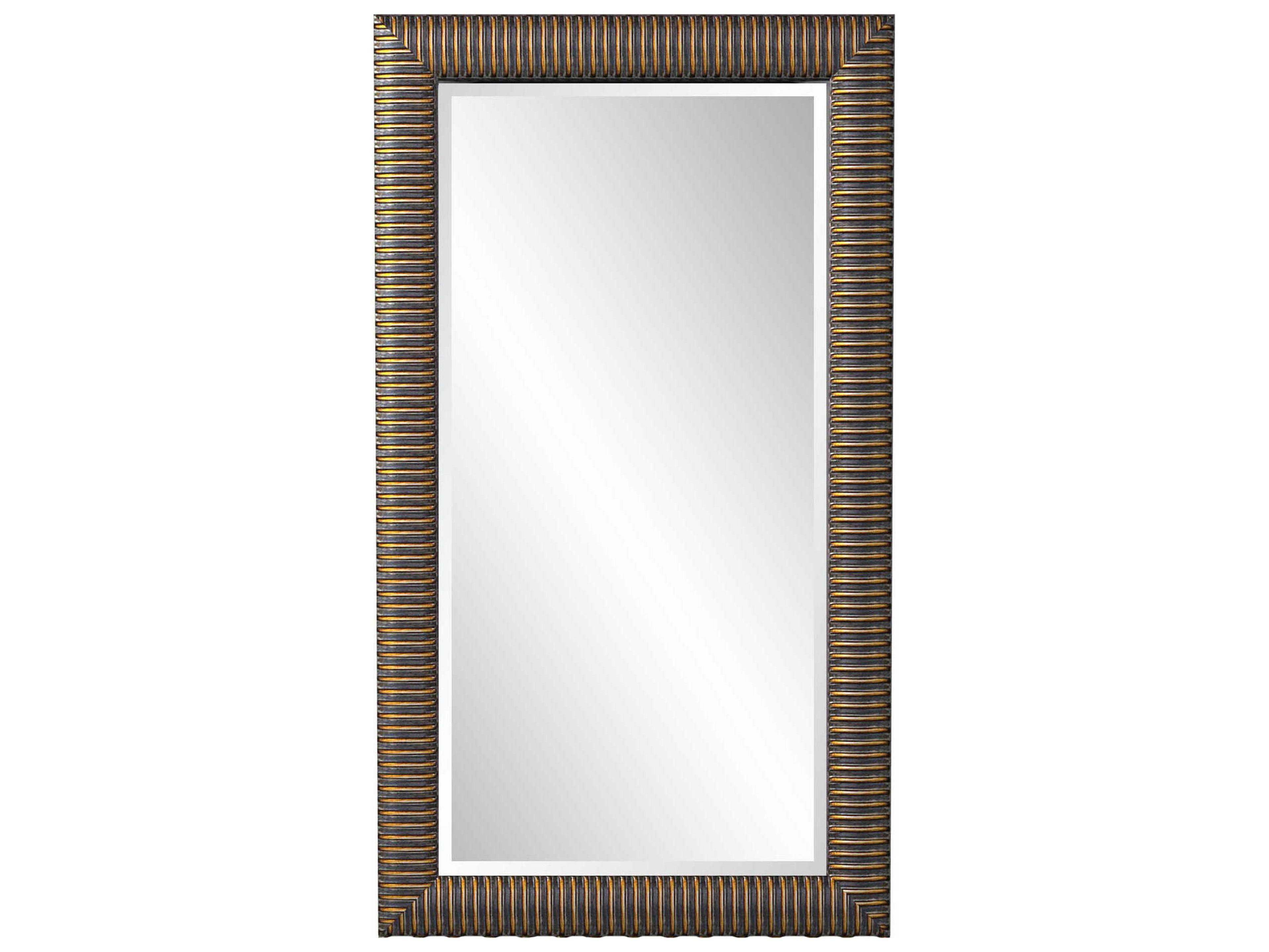 Howard Elliott Alexander Antique Copper Rectangular Wall Mirror