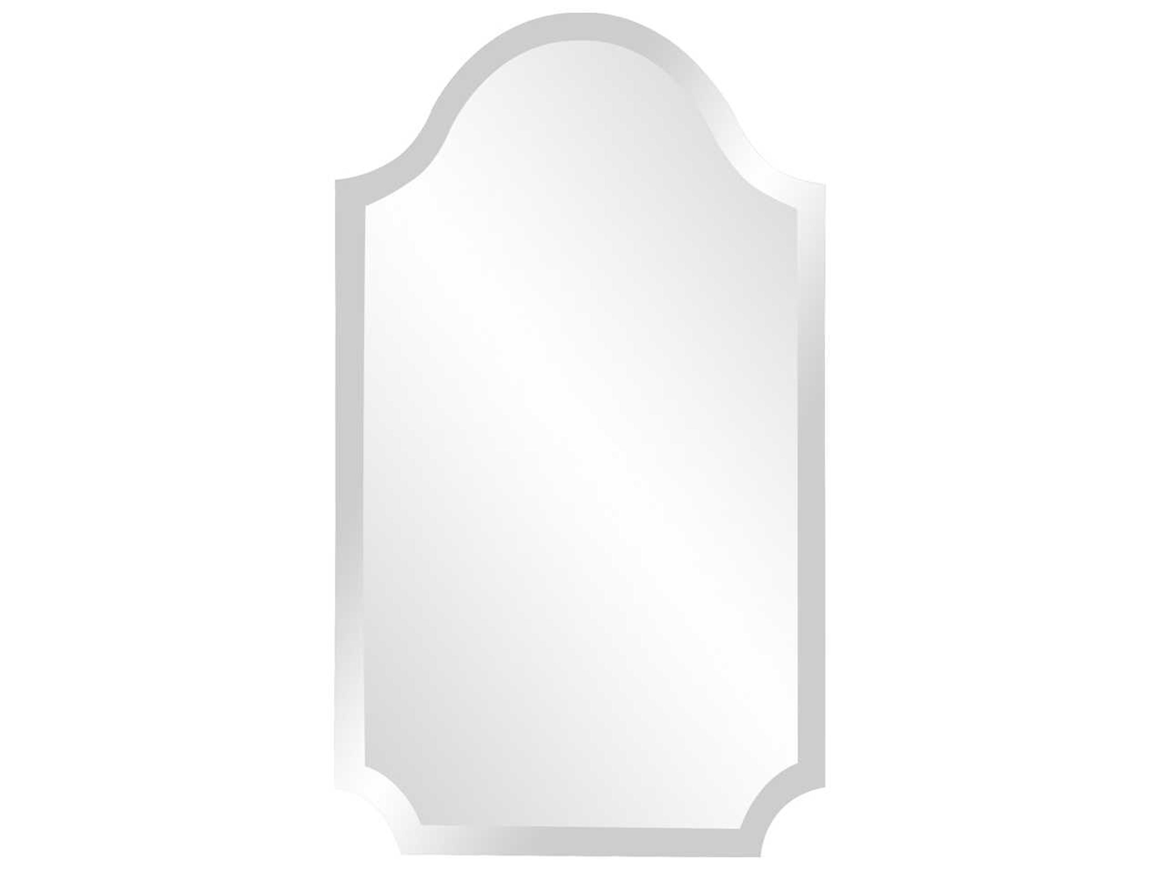 Howard Elliott Frameless Arched Wall Mirror