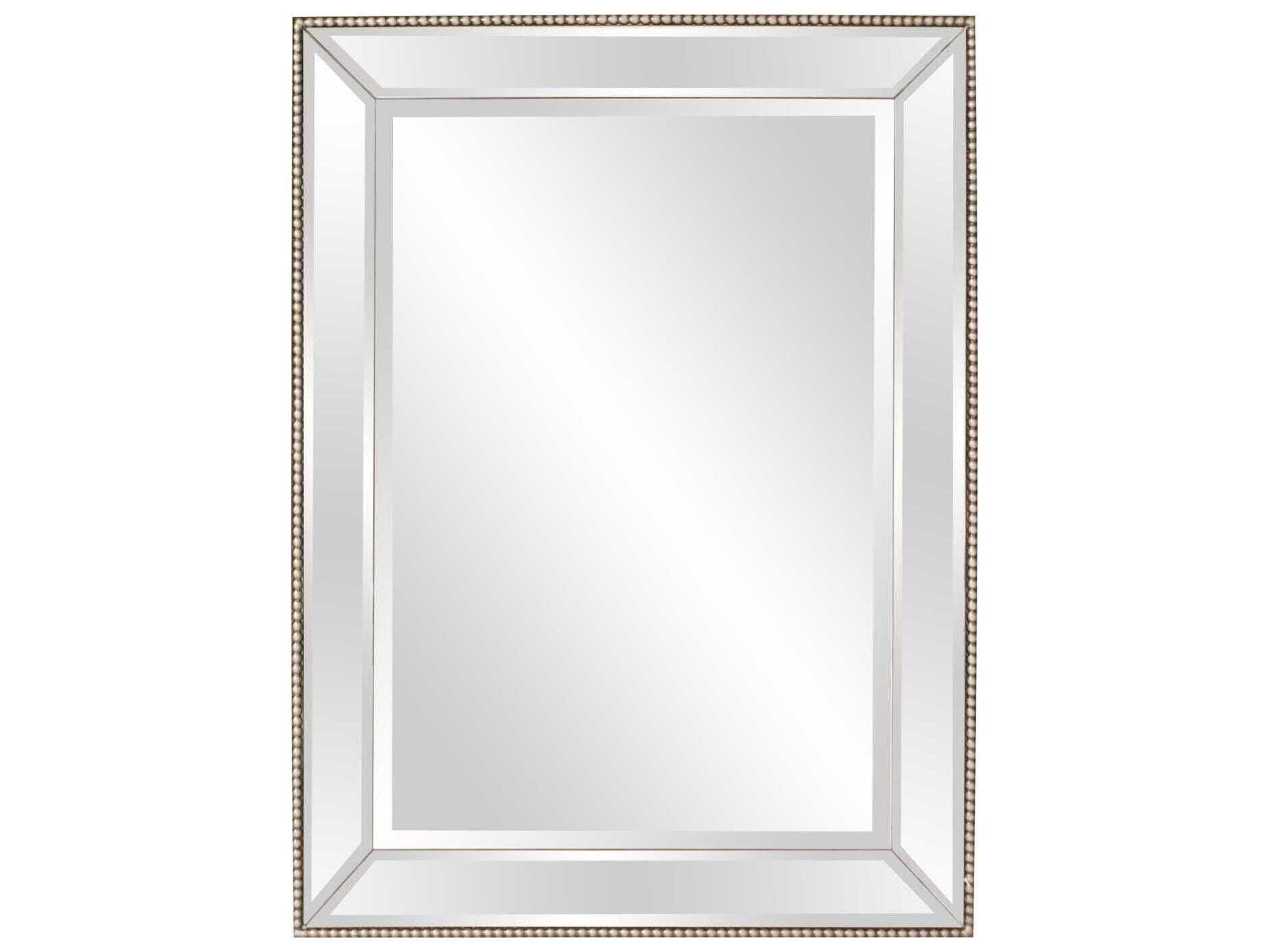 Howard Elliott Roberto Silver Rectangular Wall Mirror