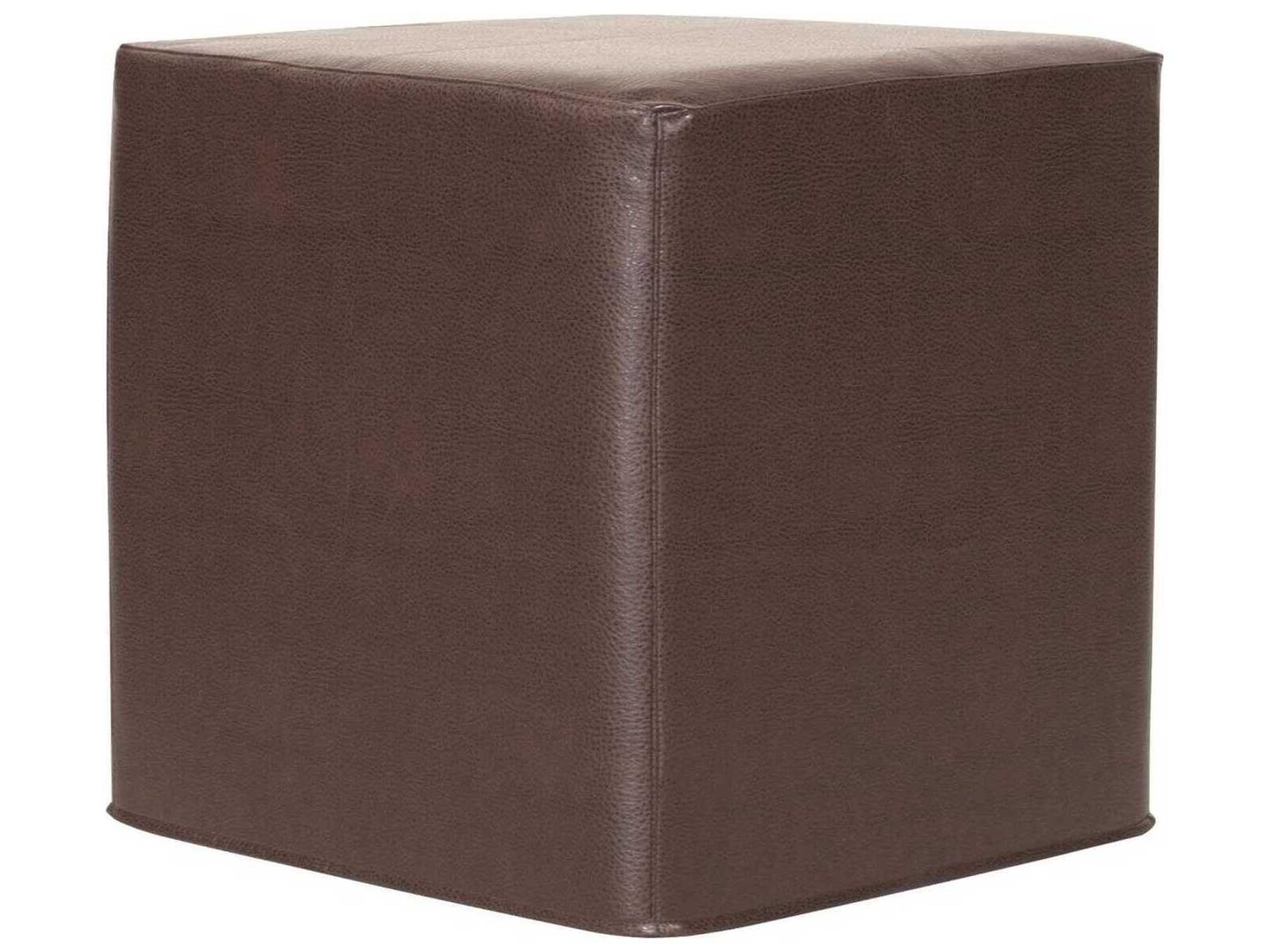 Howard Elliott No Tip Upholstered Block Ottoman