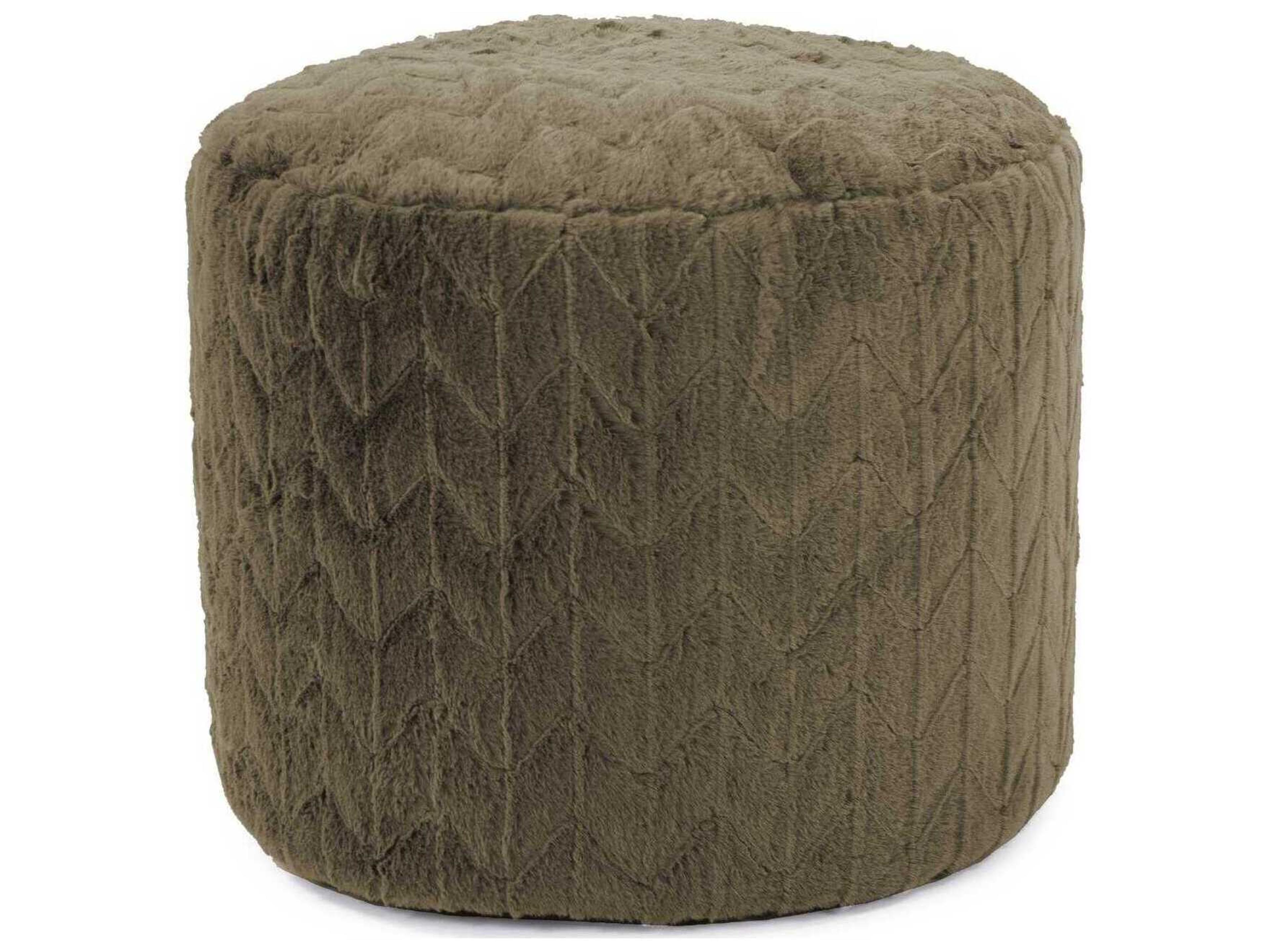 Howard Elliott Upholstered Tall Pouf