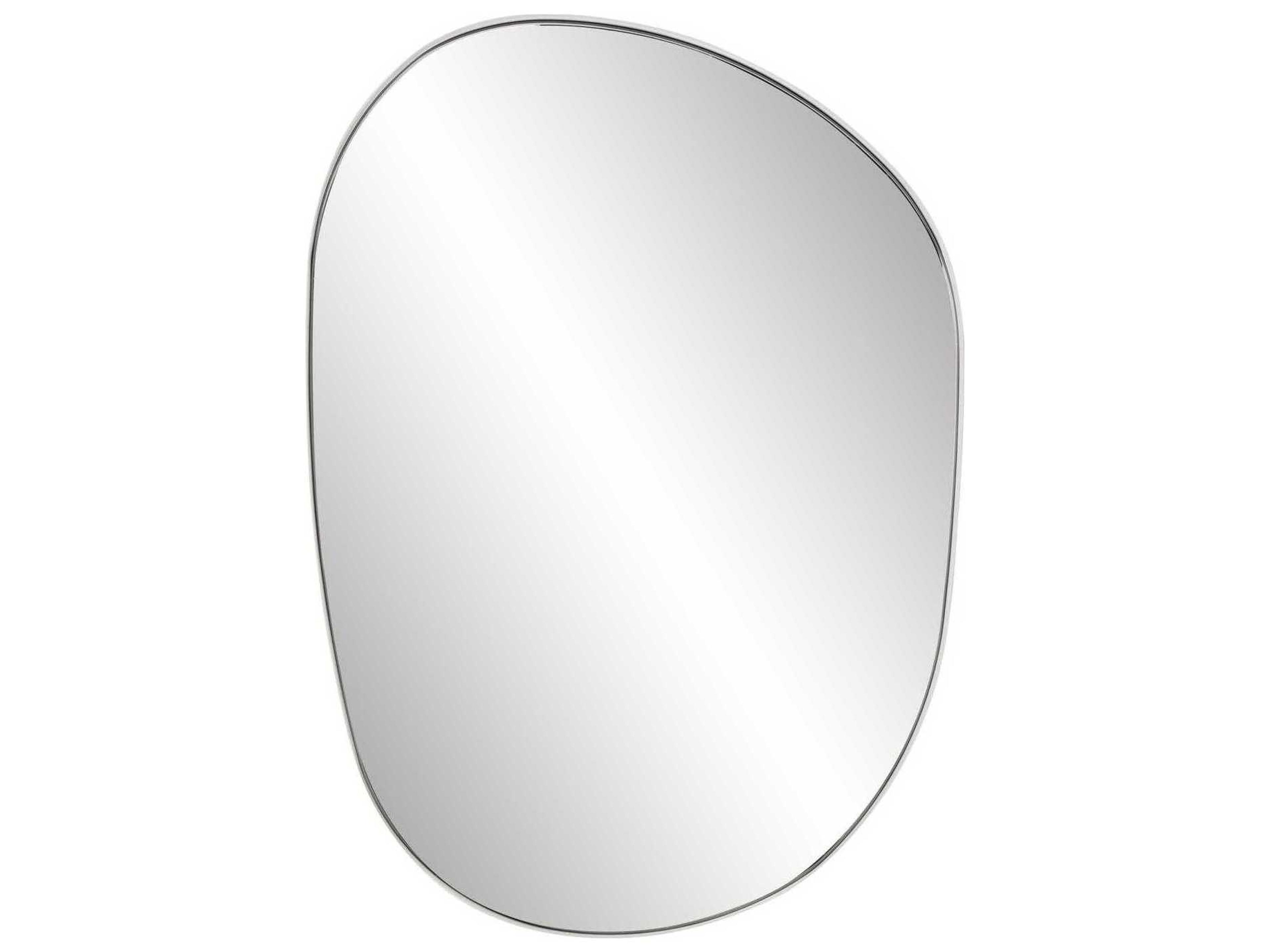 Howard Elliott Klein Matte White Wall Mirror