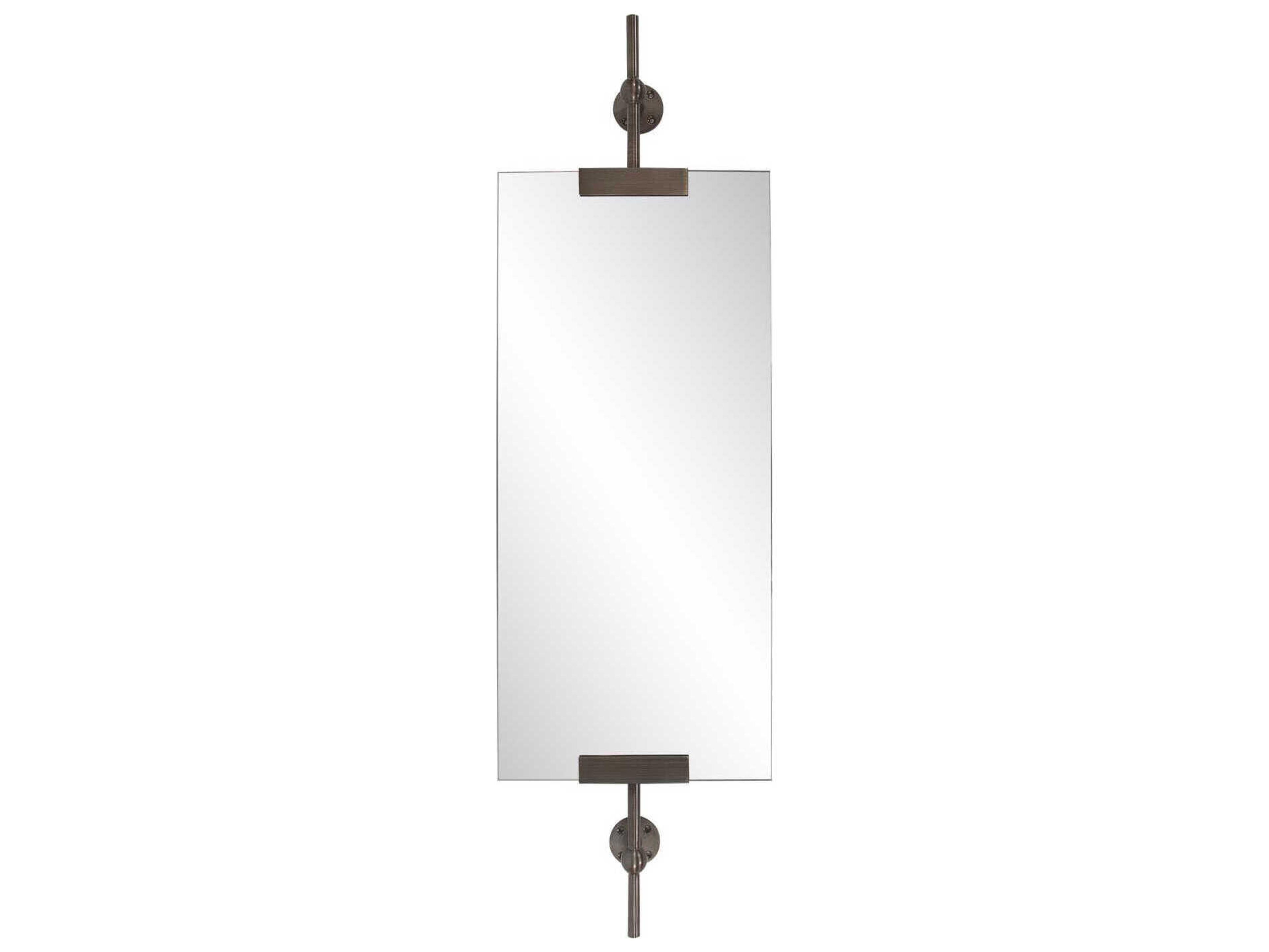 Howard Elliott Wexford Bronze Rectangular Wall Mirror