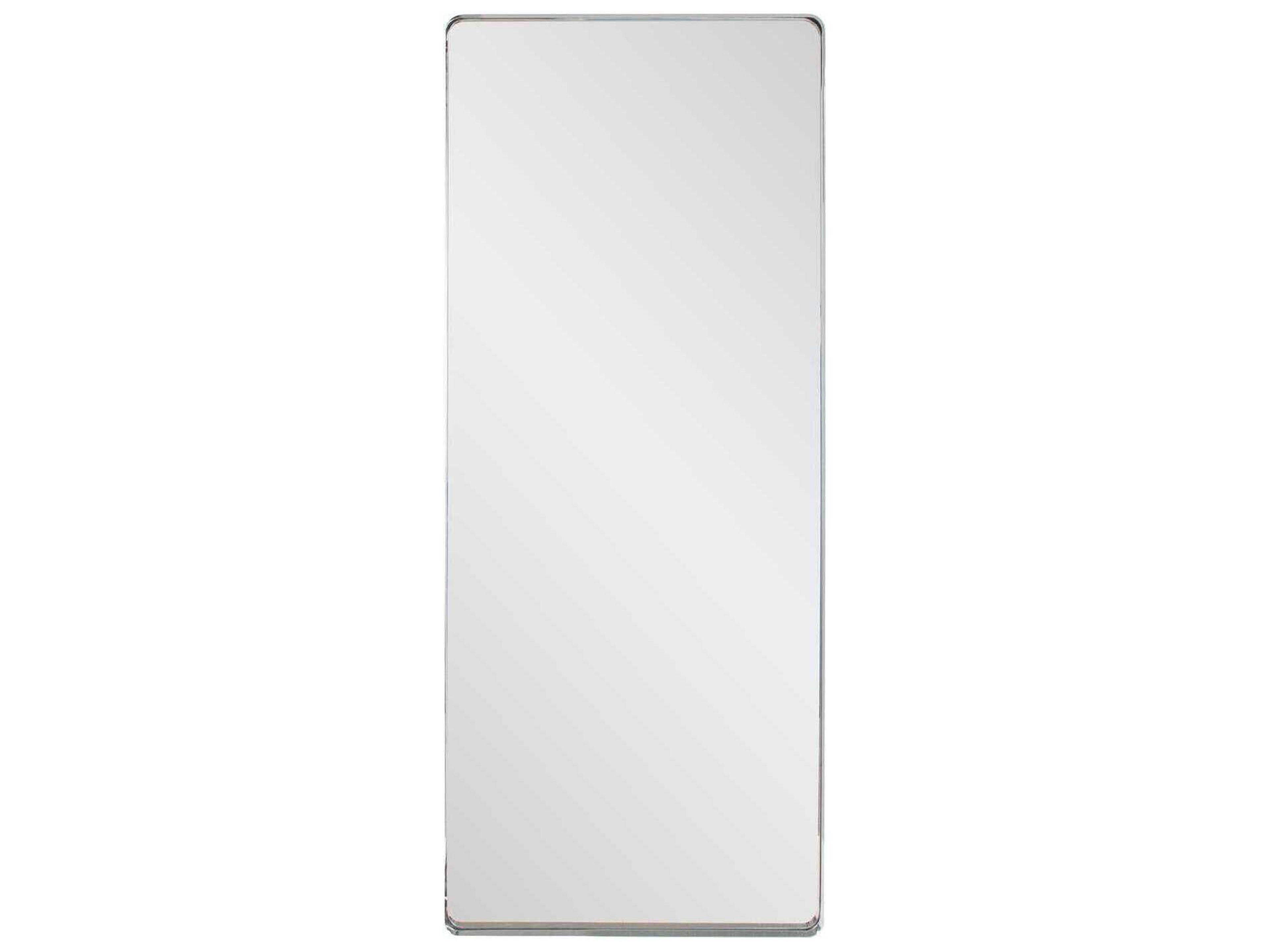 Howard Elliott Steele Silver Rectangular Wall Mirror