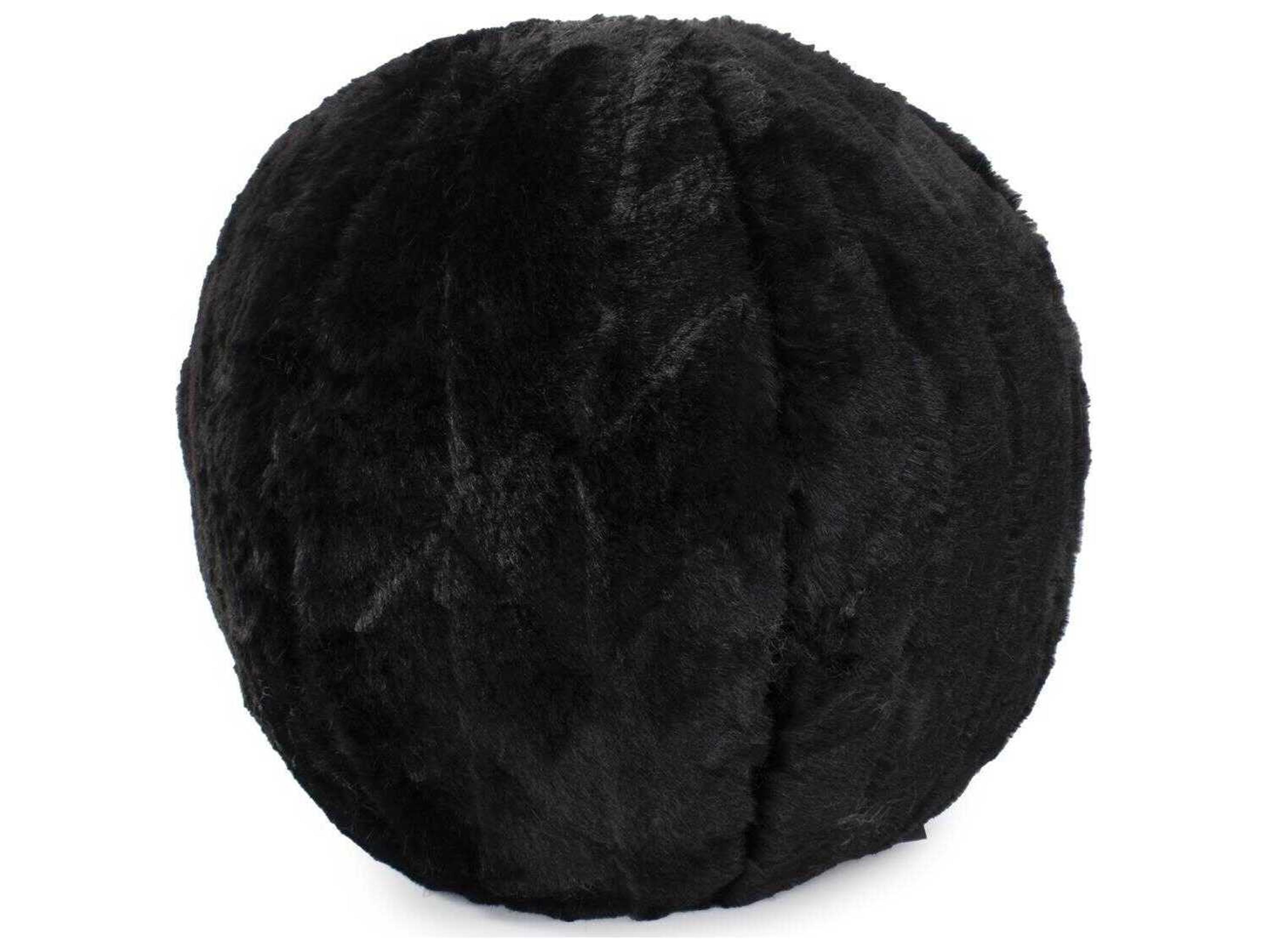 Howard Elliott Angora Ebony Pillow