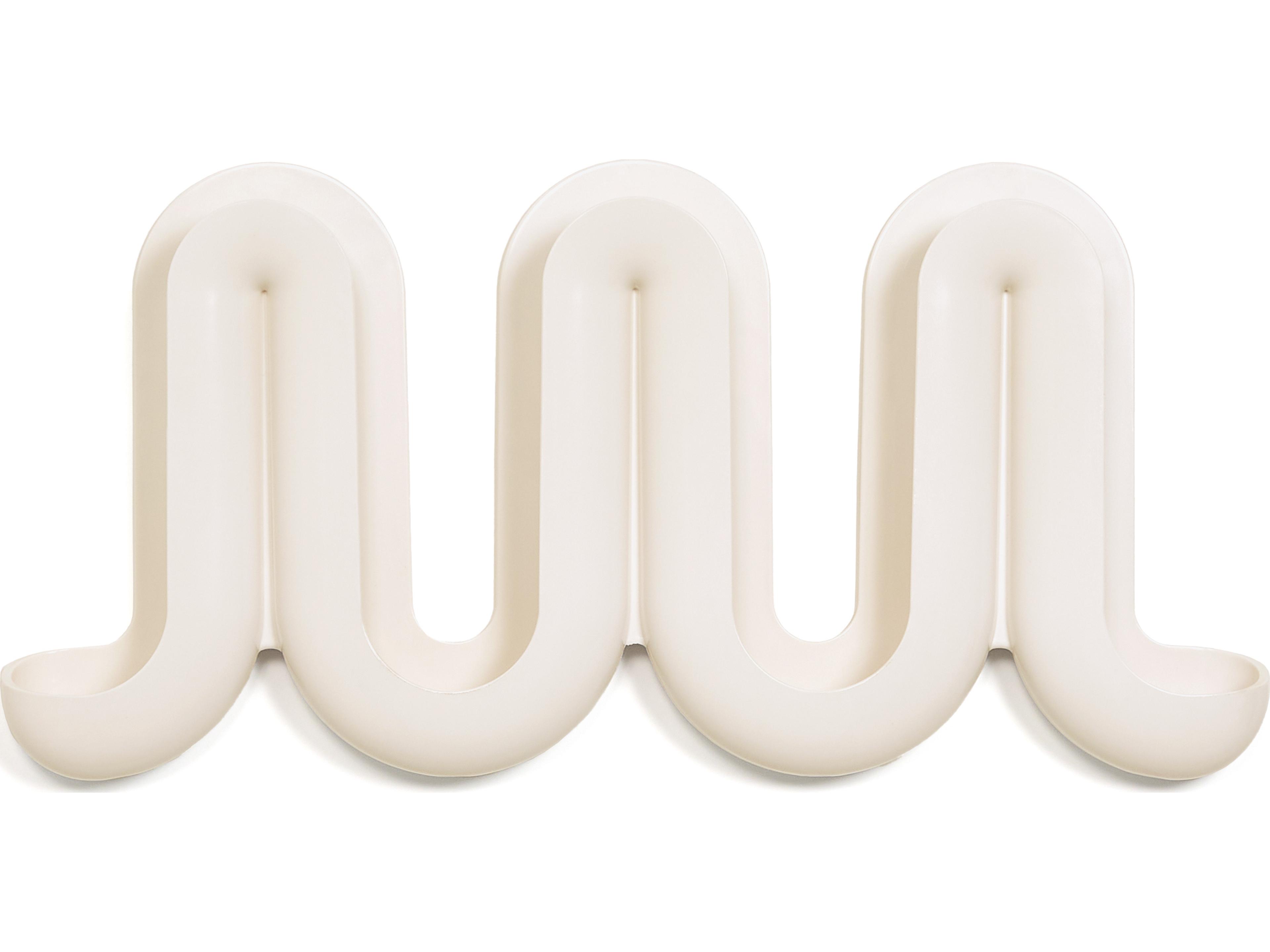 Heller Swell Wall Rack & Catchall - Cream