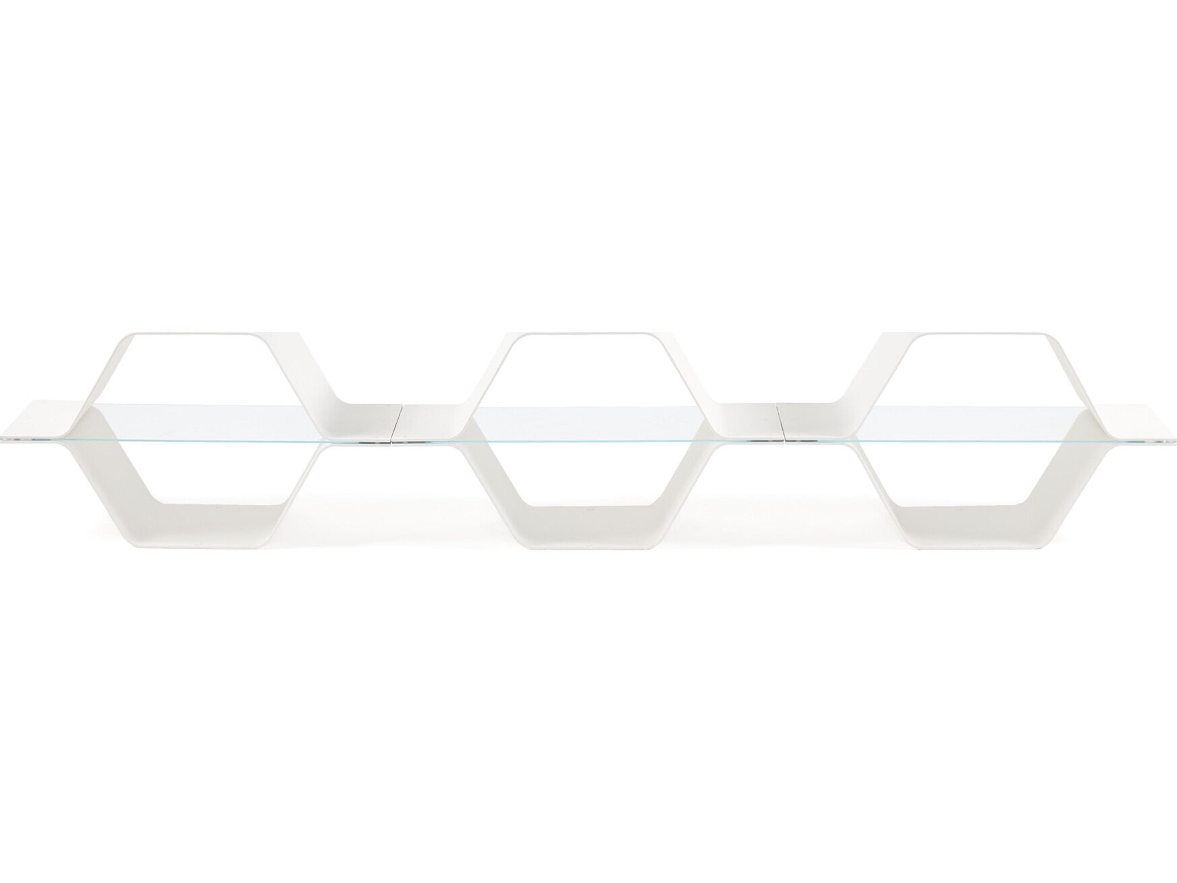 Heller Honeycomb Modular Shelving - White - Configuration C