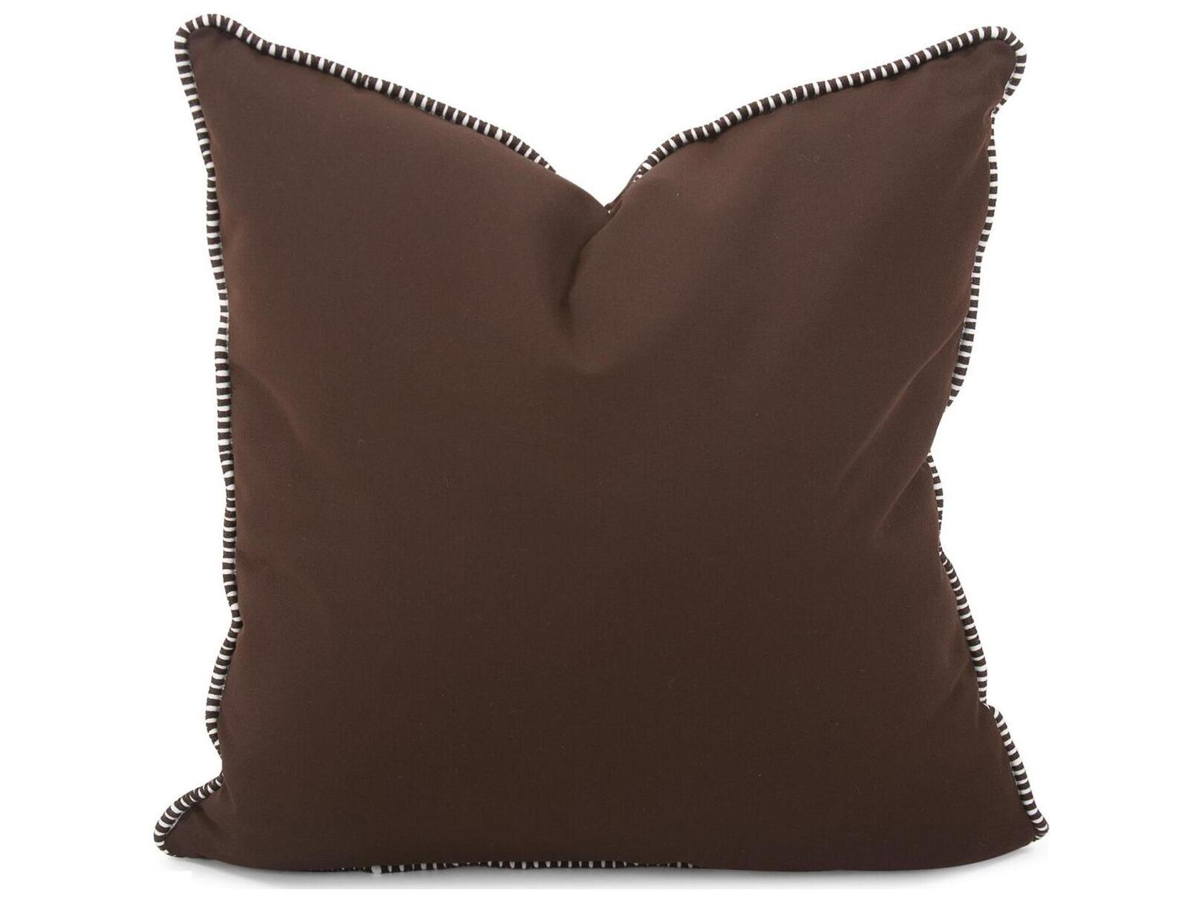 Howard Elliott Outdoor Seascape Chocolate Pillow