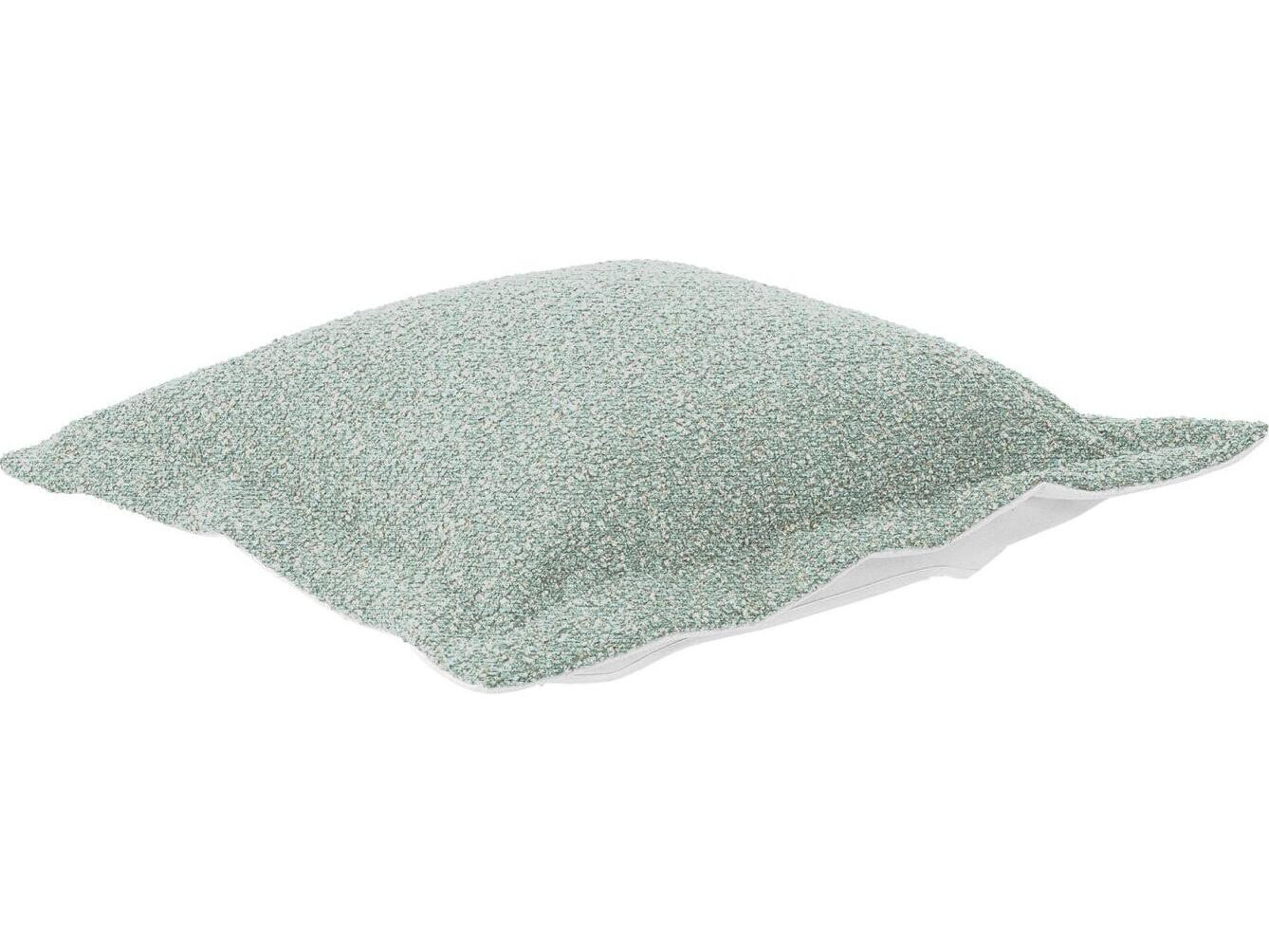 Howard Elliott Outdoor Puff Scroll Alicante Breeze Ottoman Cover and Cushion