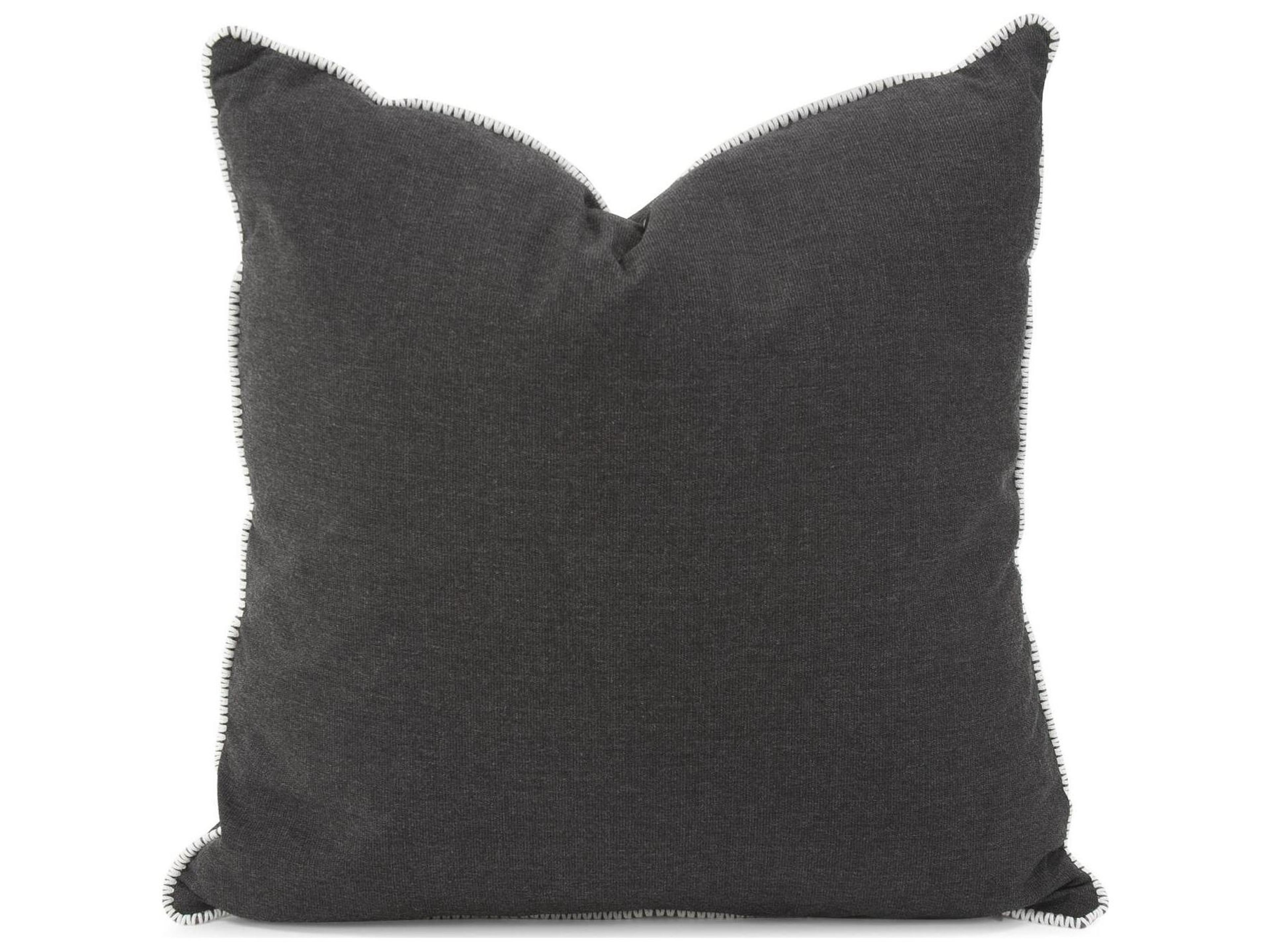 Howard Elliott Outdoor Seascape Charcoal Pillow