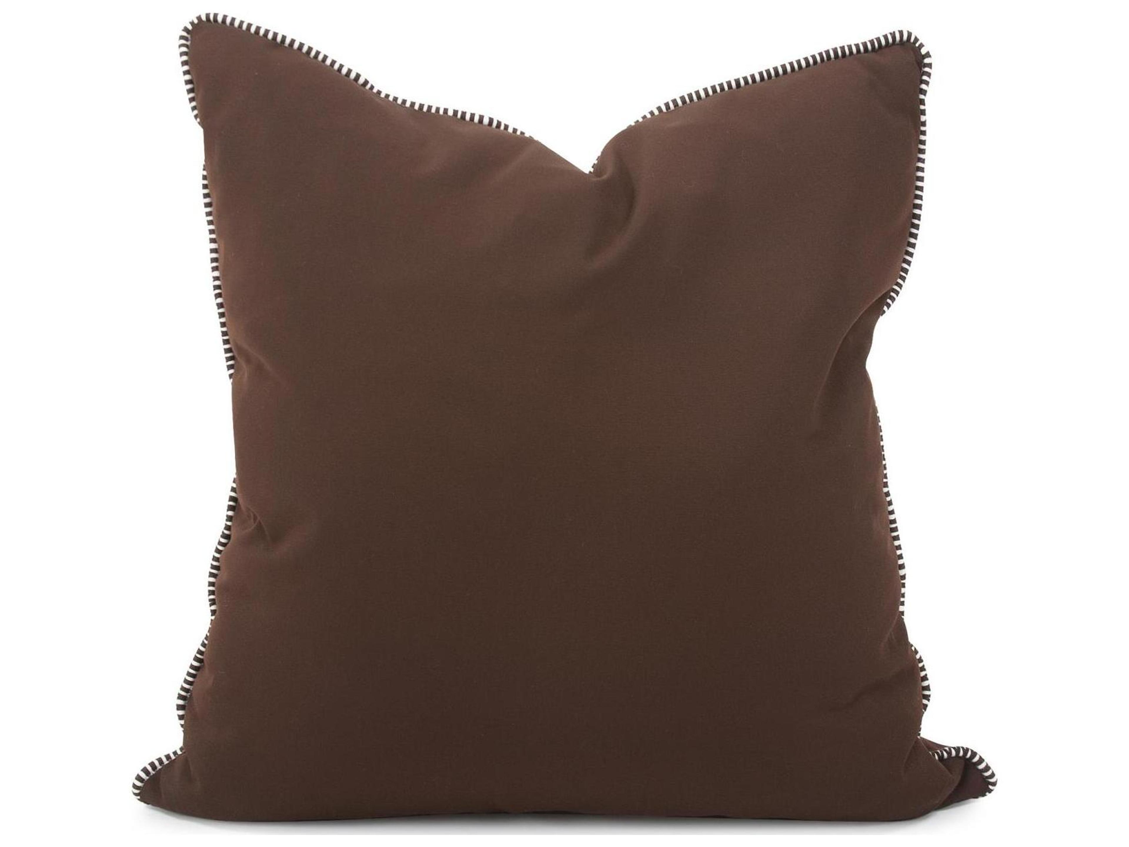Howard Elliott Outdoor Seascape Chocolate Pillow