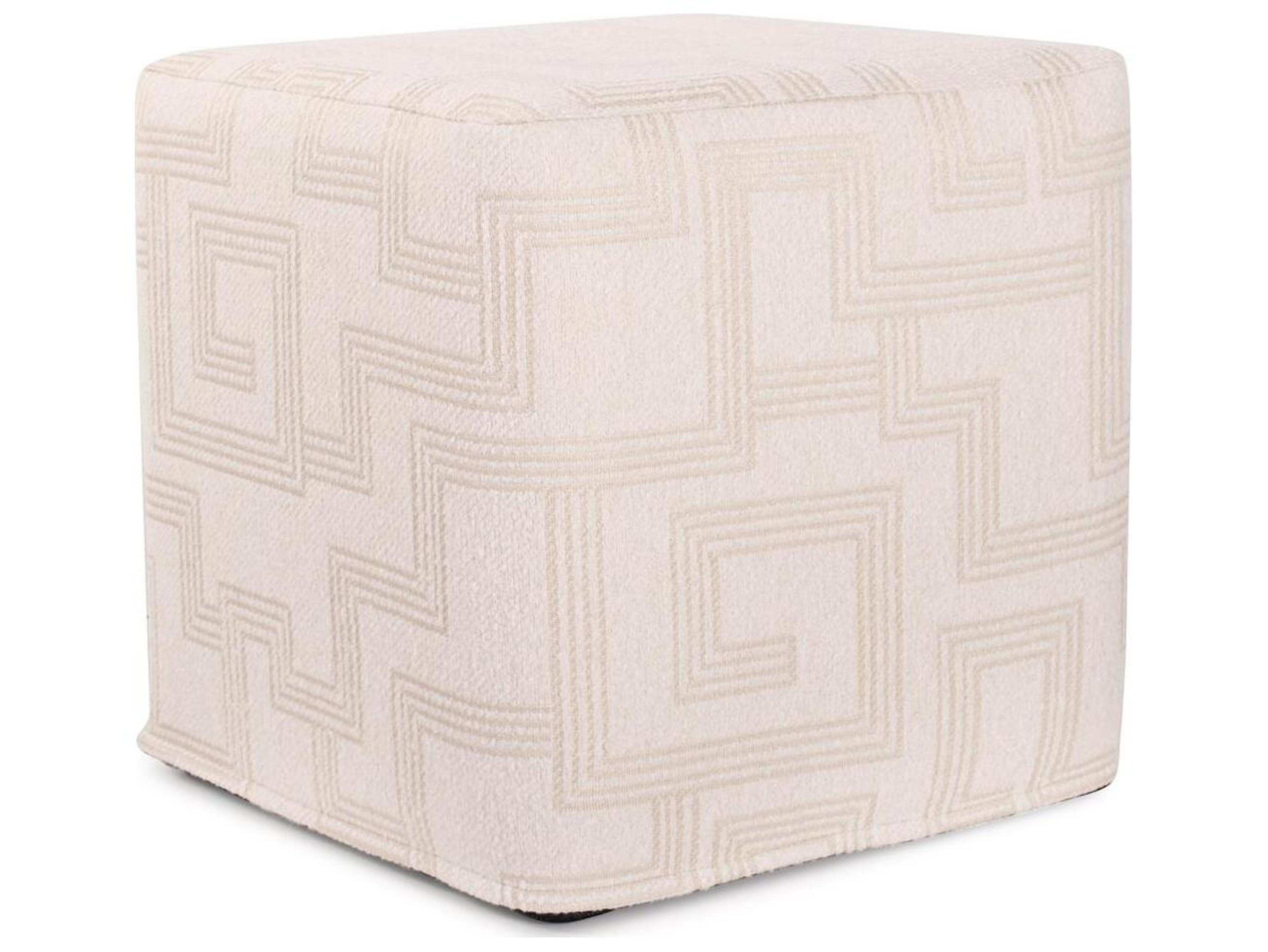 No Tip Syros Natural Fabric Cushion Ottoman