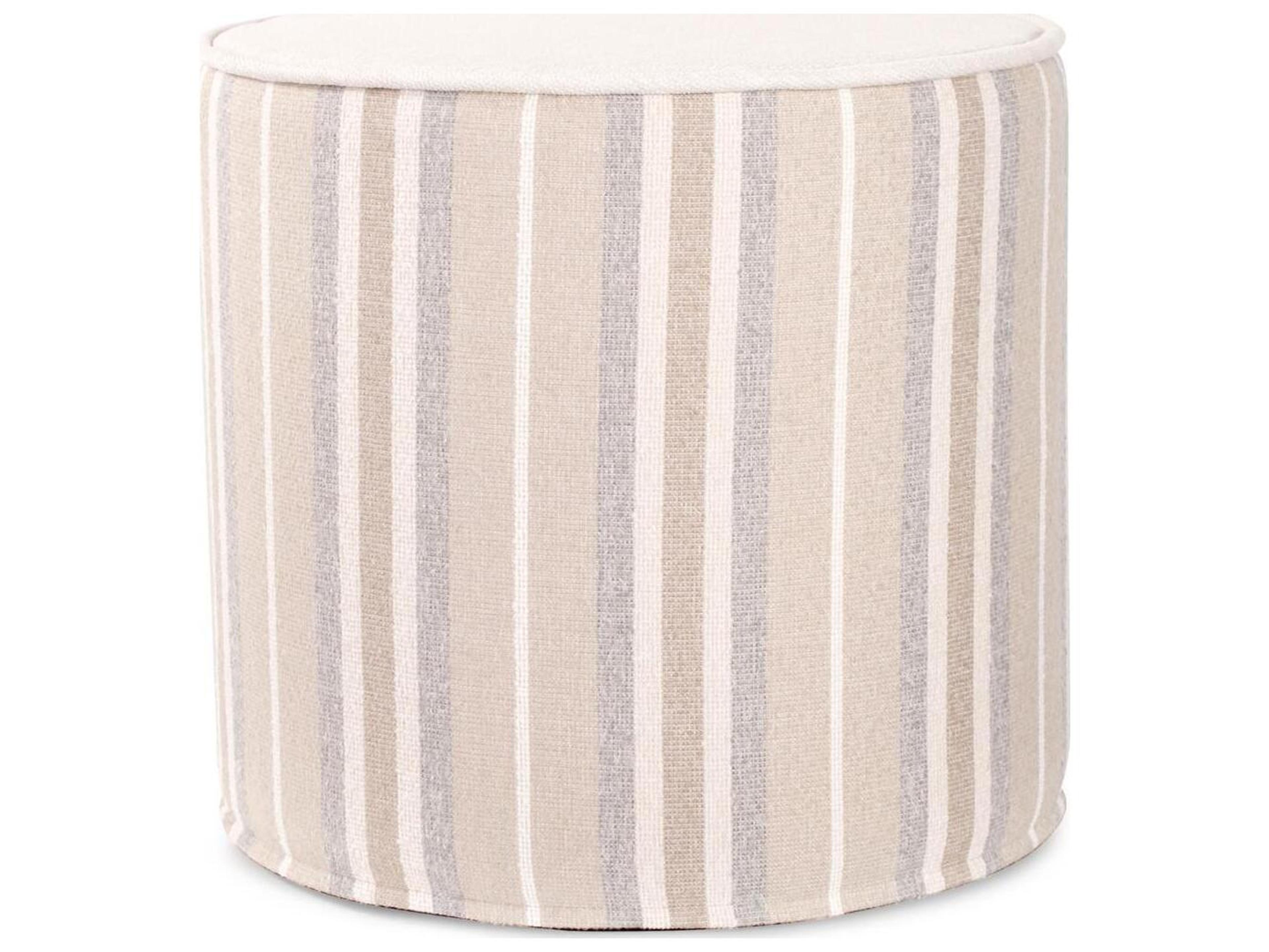 No Tip Dune Sand Fabric Cushion Ottoman