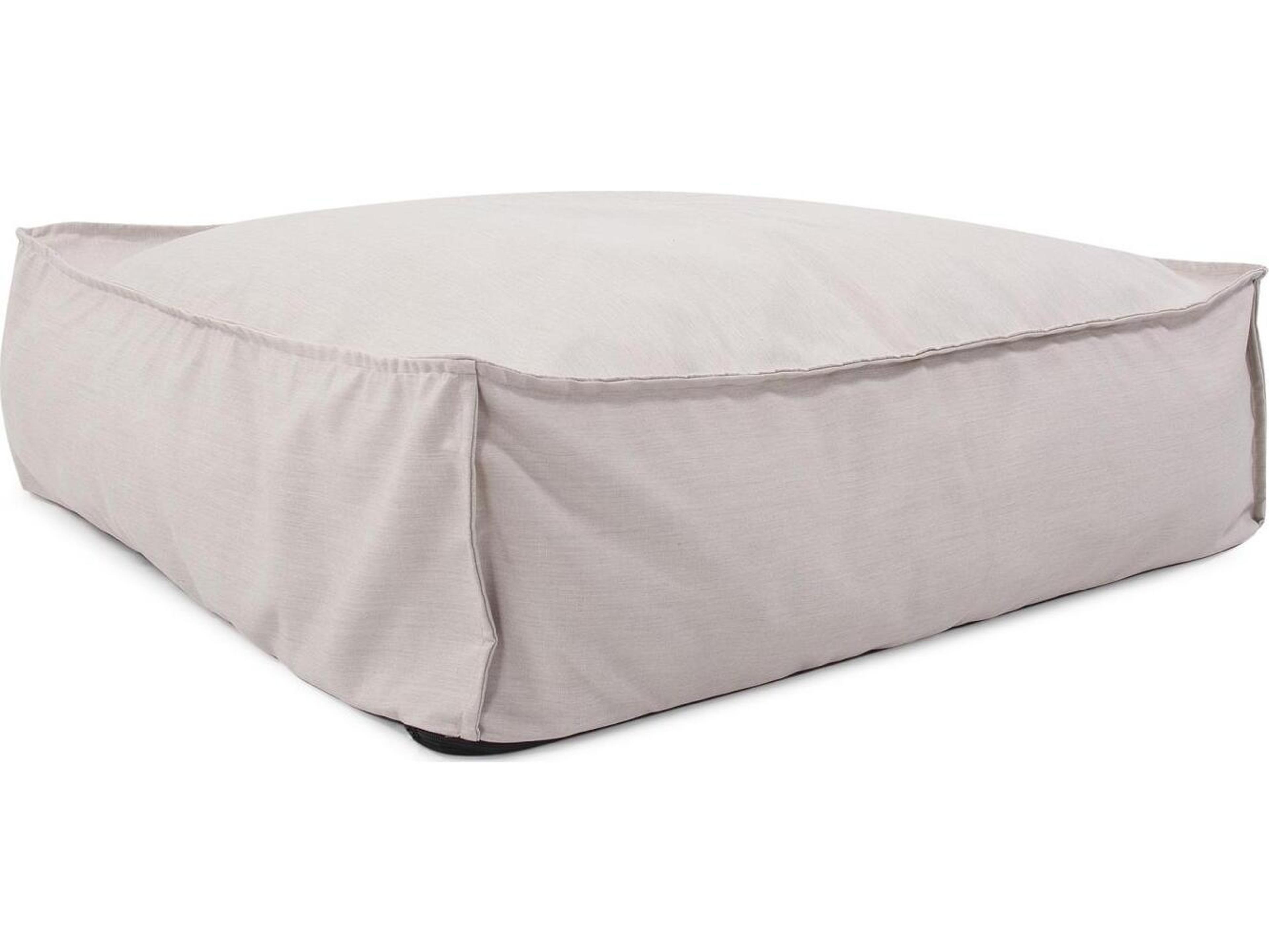 Seascape Sand Fabric Cushion Ottoman