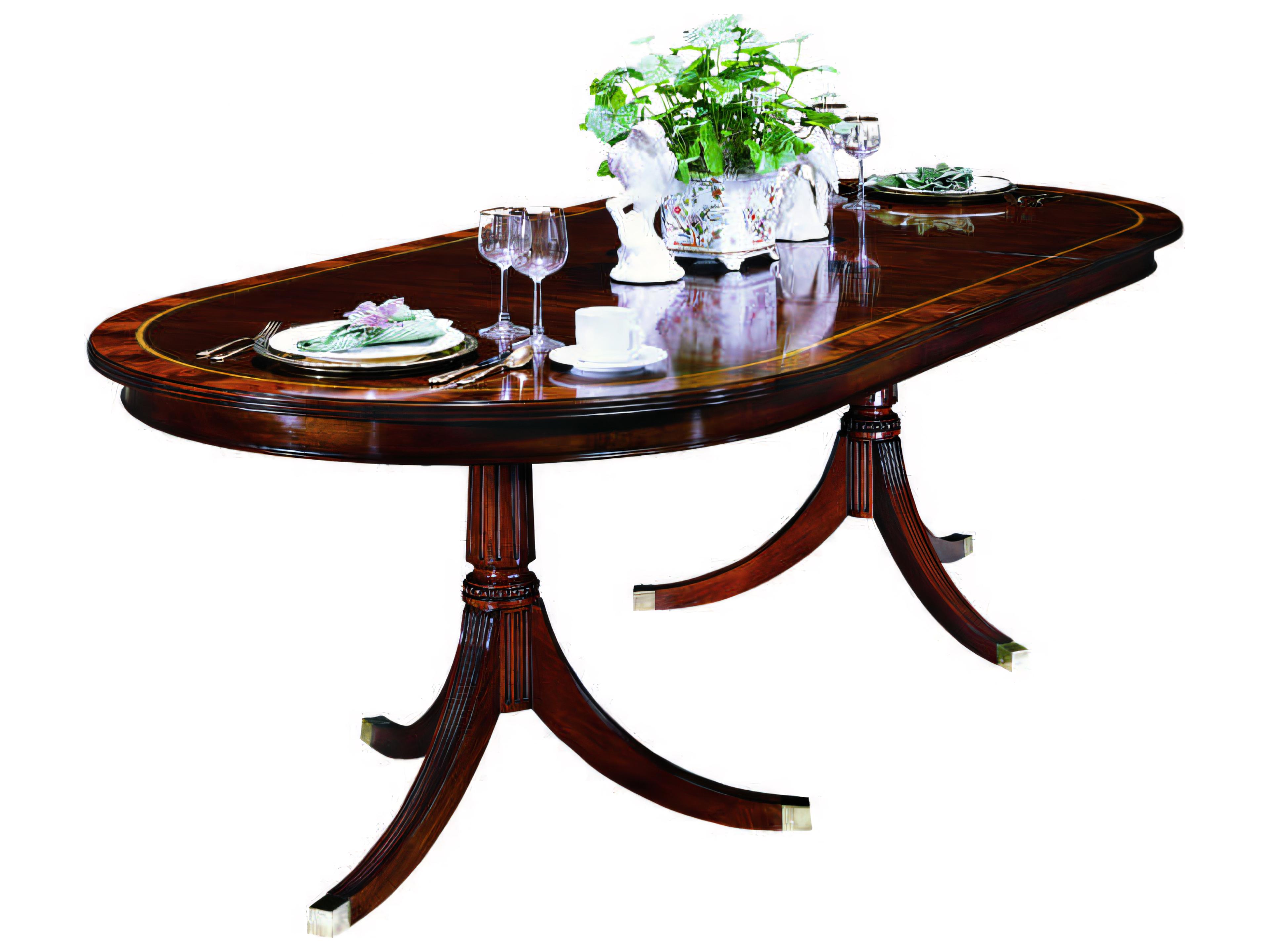 Henkel Harris Extendable Oval Wood Dining Table