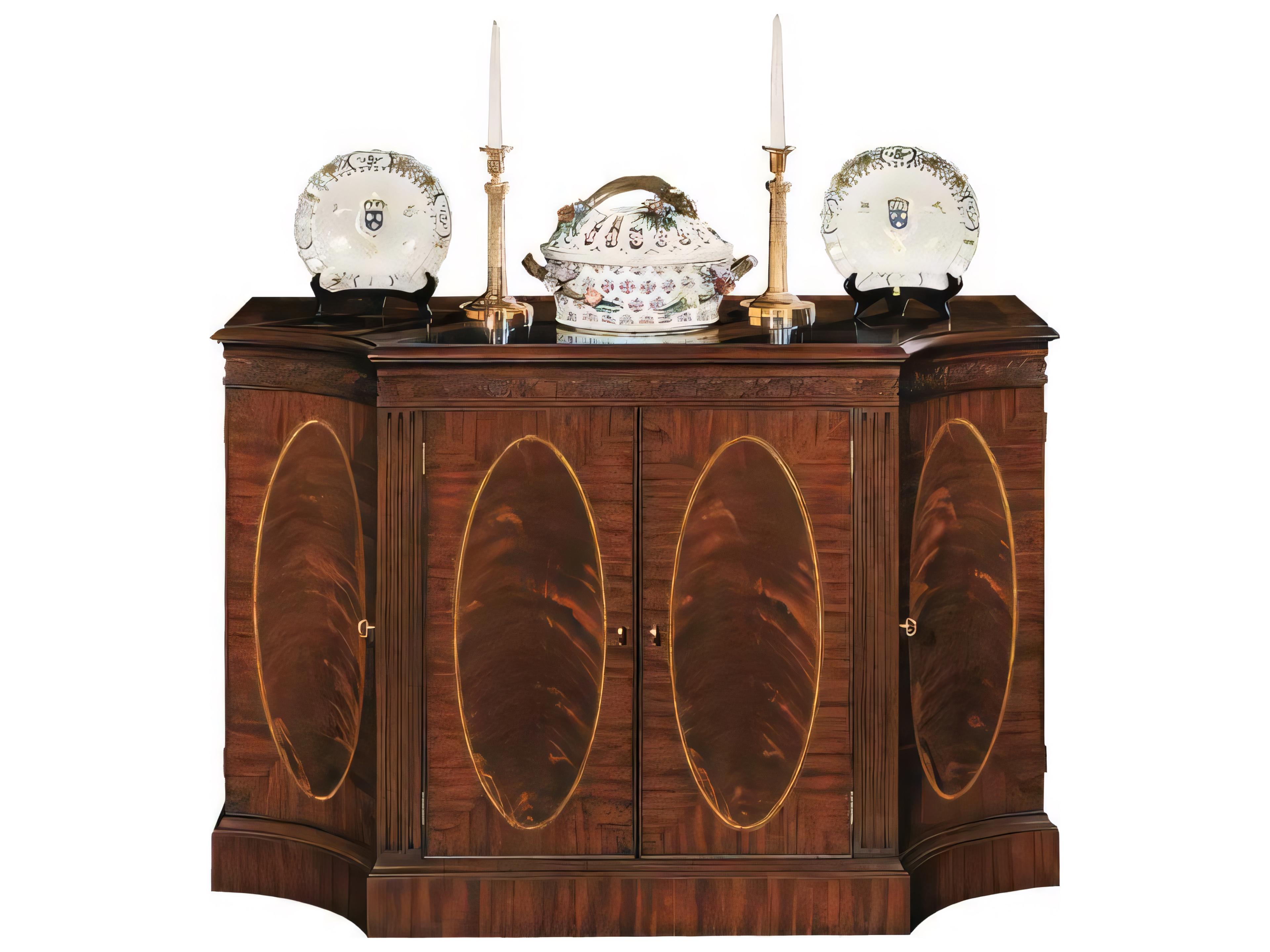 Henkel Harris 51" Mahogany Wood Credenza Sideboard