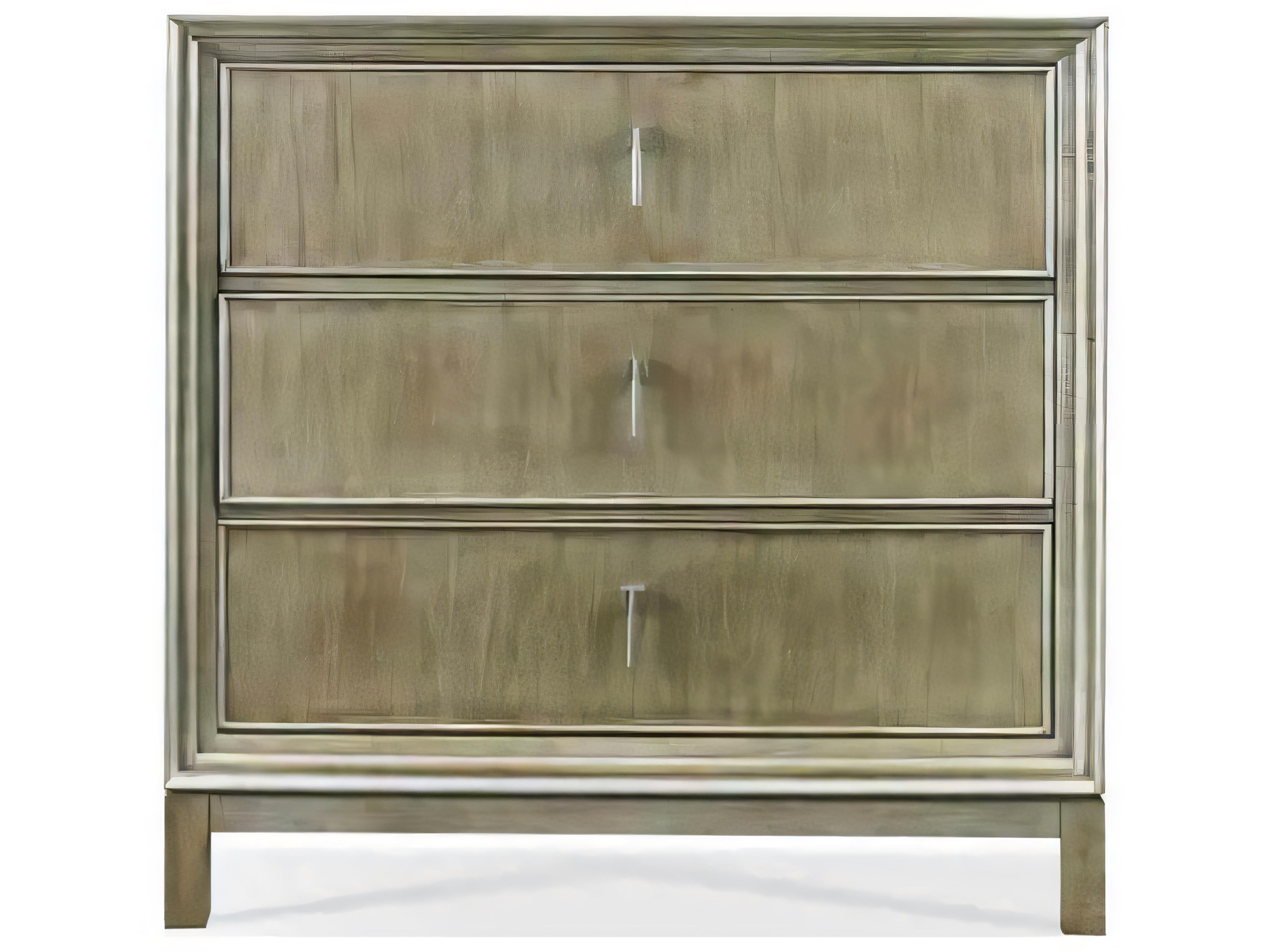 Hickory White Custom Elements Cabinet Shop 3-Drawer Alex Accent Chest