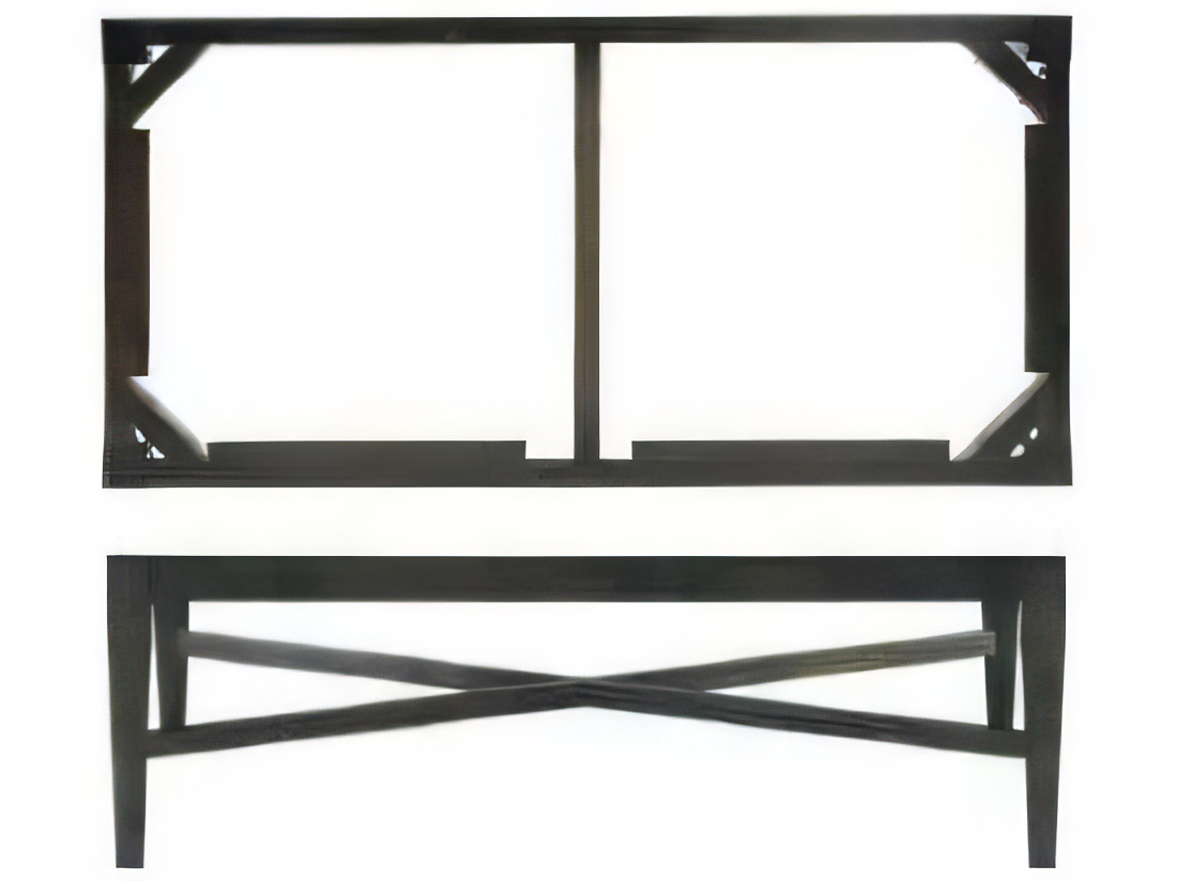 Hickory White X-Stretcher Single Leg 20" Deep Base