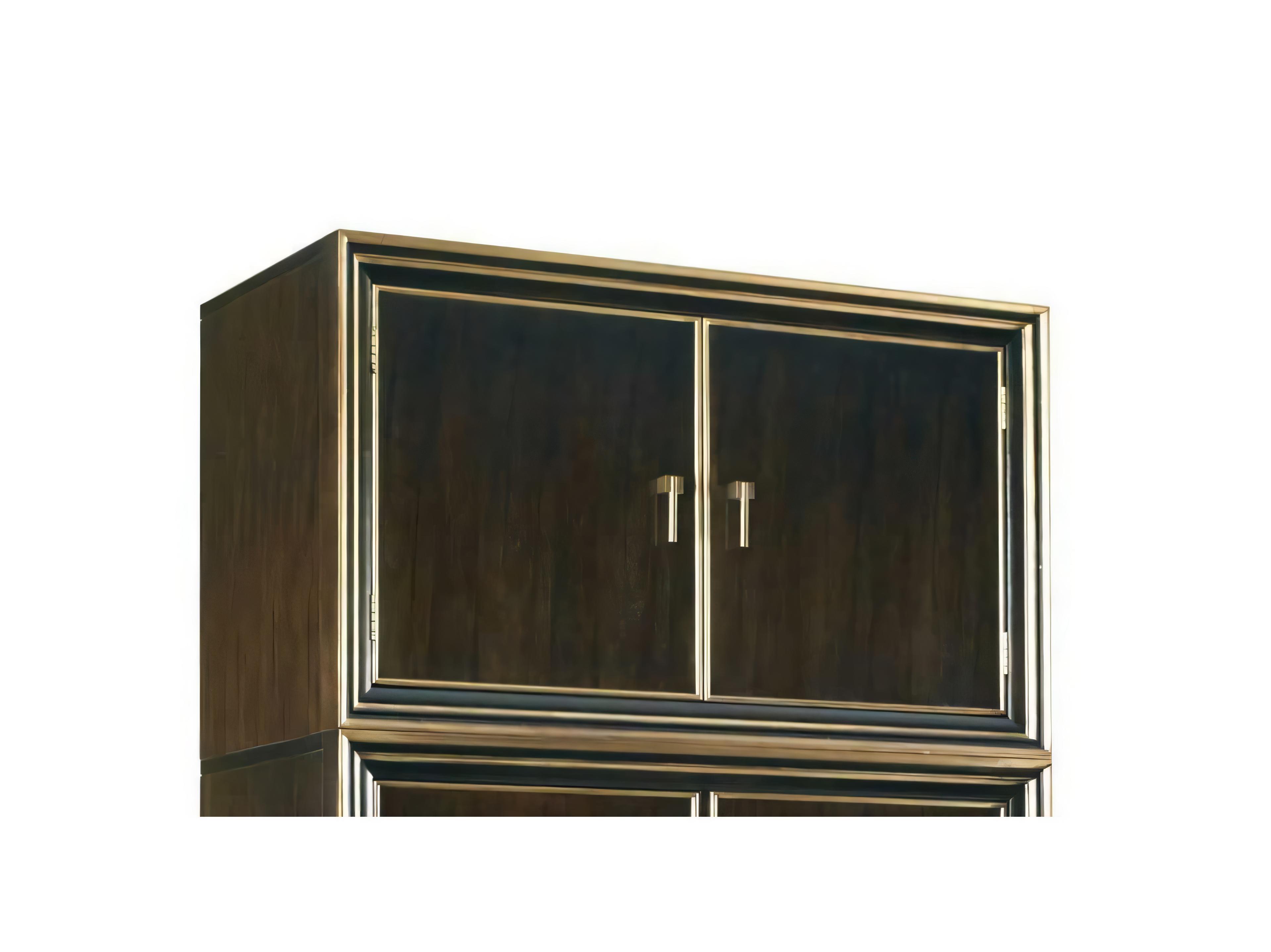 Hickory White Eric Low 2-Door Accent Cabinet