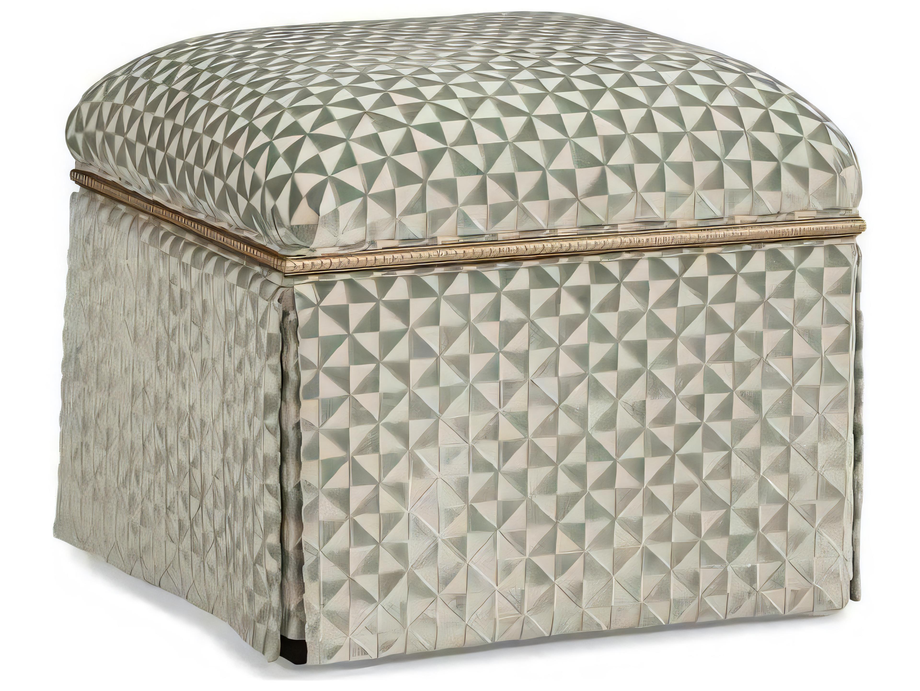 Hickory White Custom Elements Upholstery Upholstered Ottoman