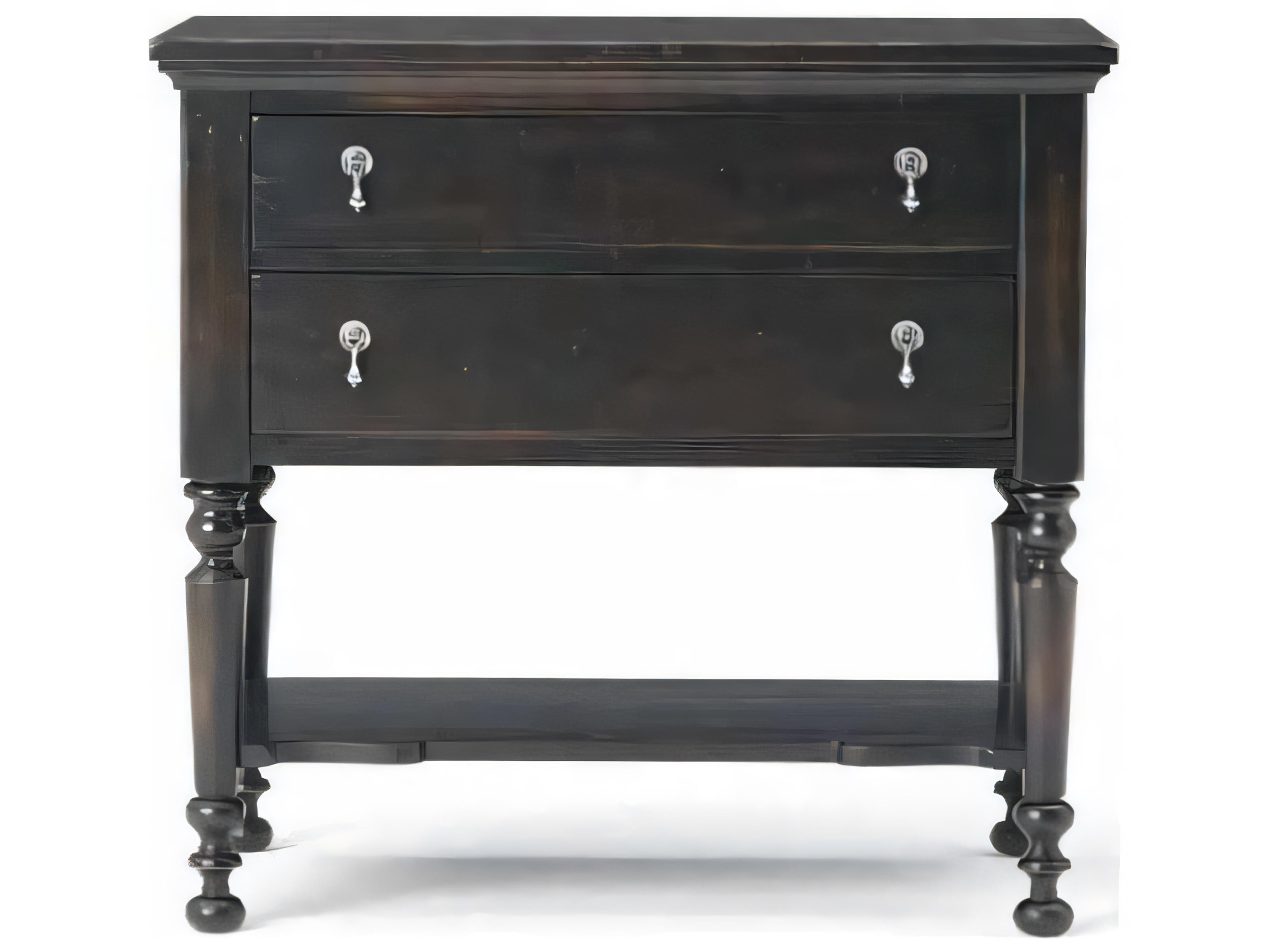 Hickory White American Home 2-Drawers Brown Cherry Wood Nightstand