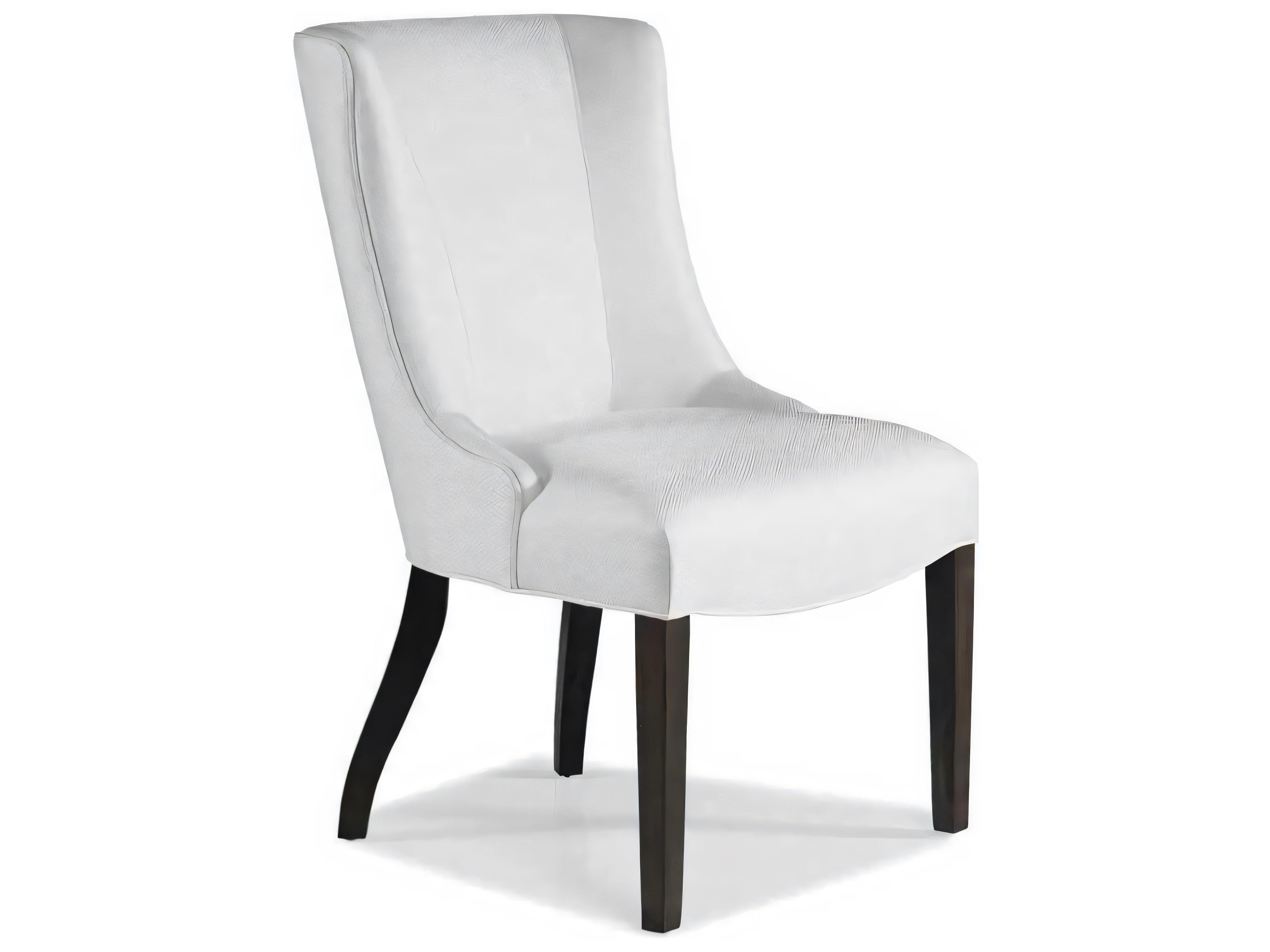 Hickory White Central Park Maple Wood Upholstered Brooklyn Side Dining Chair