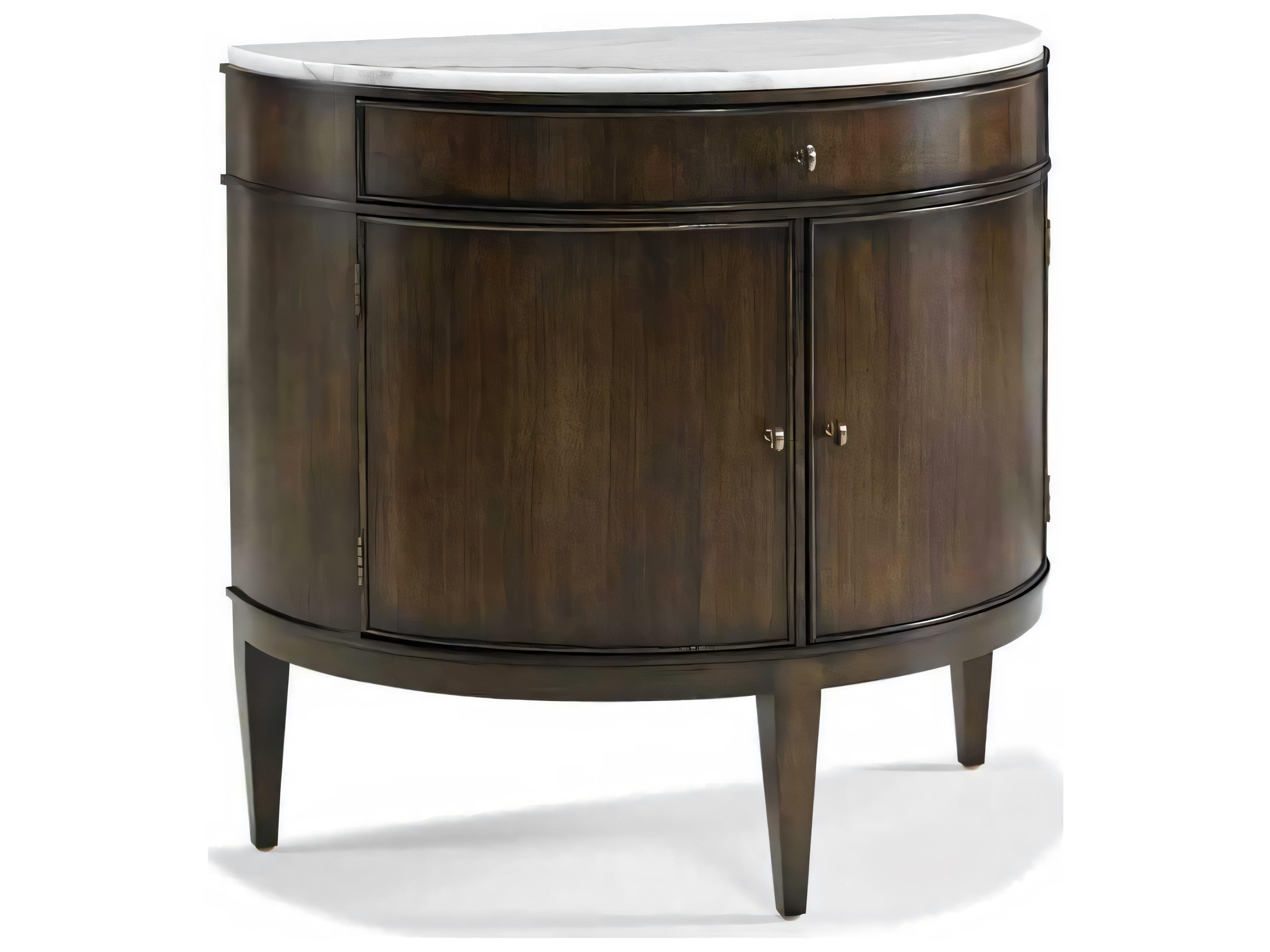 Hickory White Central Park Cafe Noir Brown Maple Wood Accent Chest